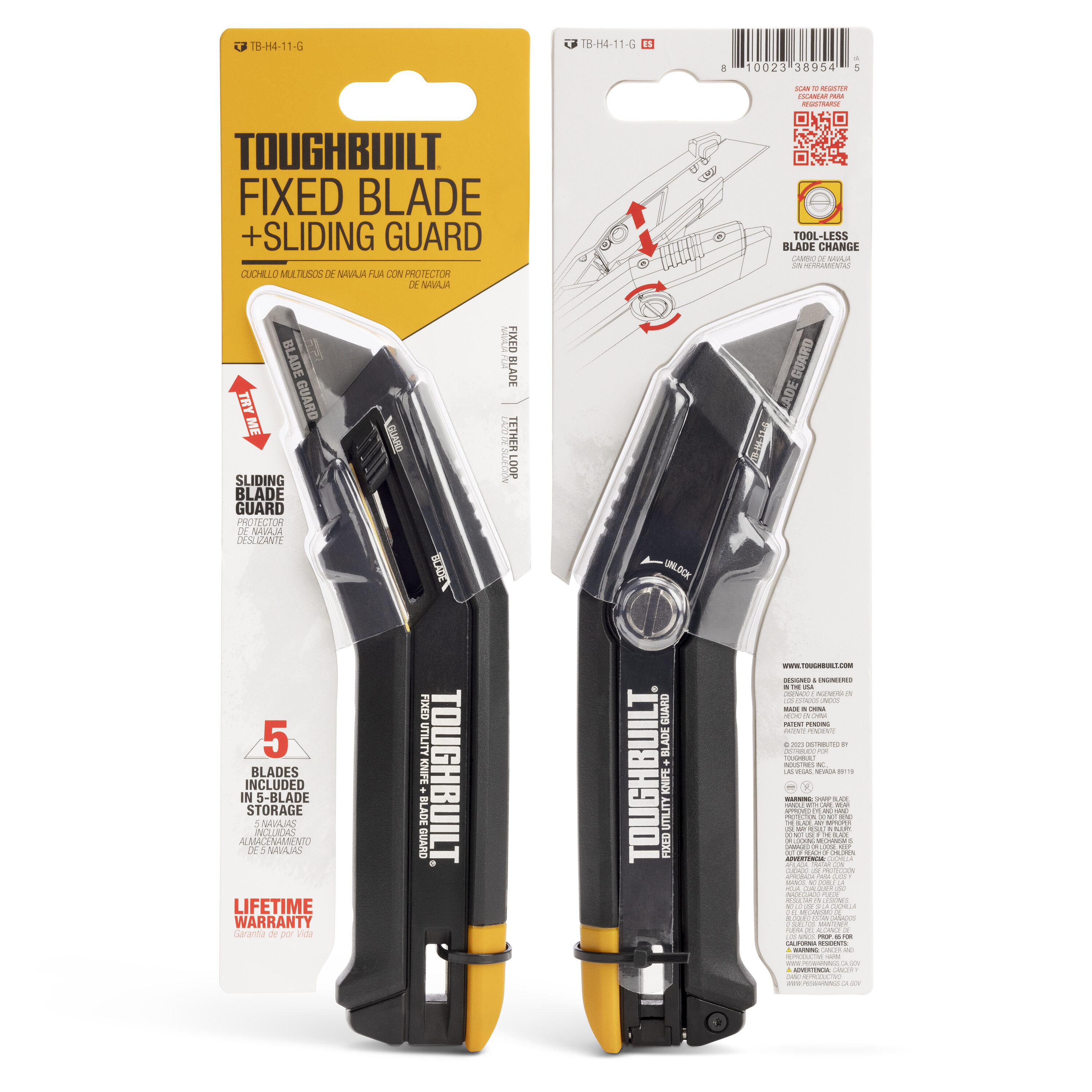 ATD Tools 5-Pack Two-Notch Utility Blades