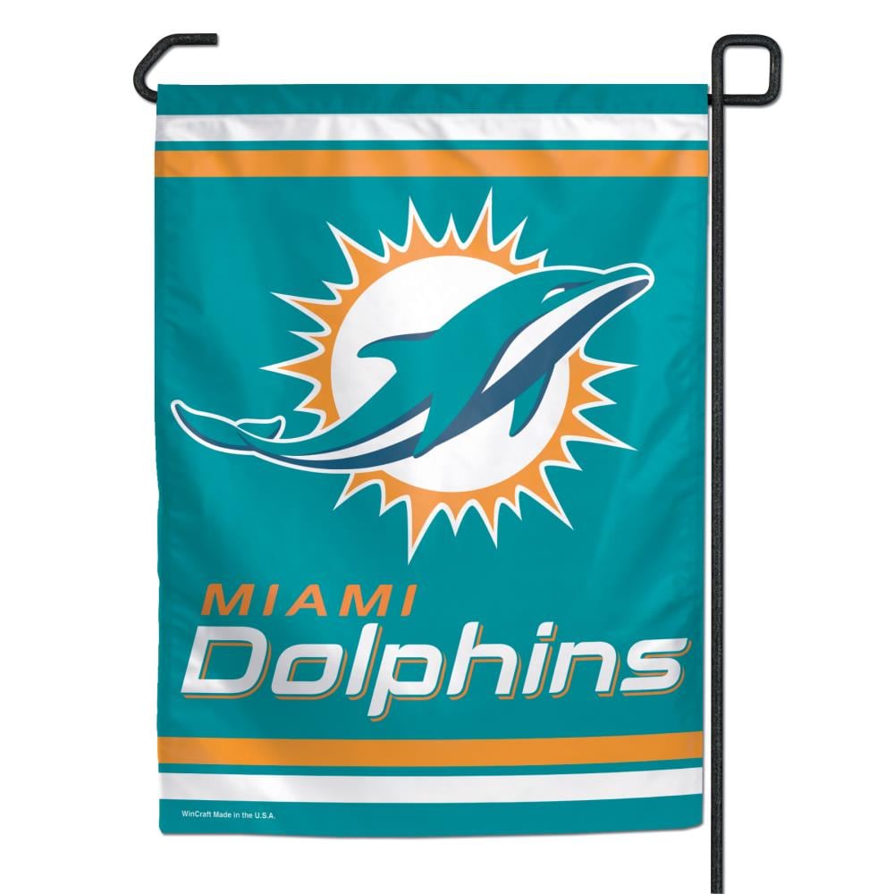 WinCraft Miami Dolphins Americana Flag Sign - Each