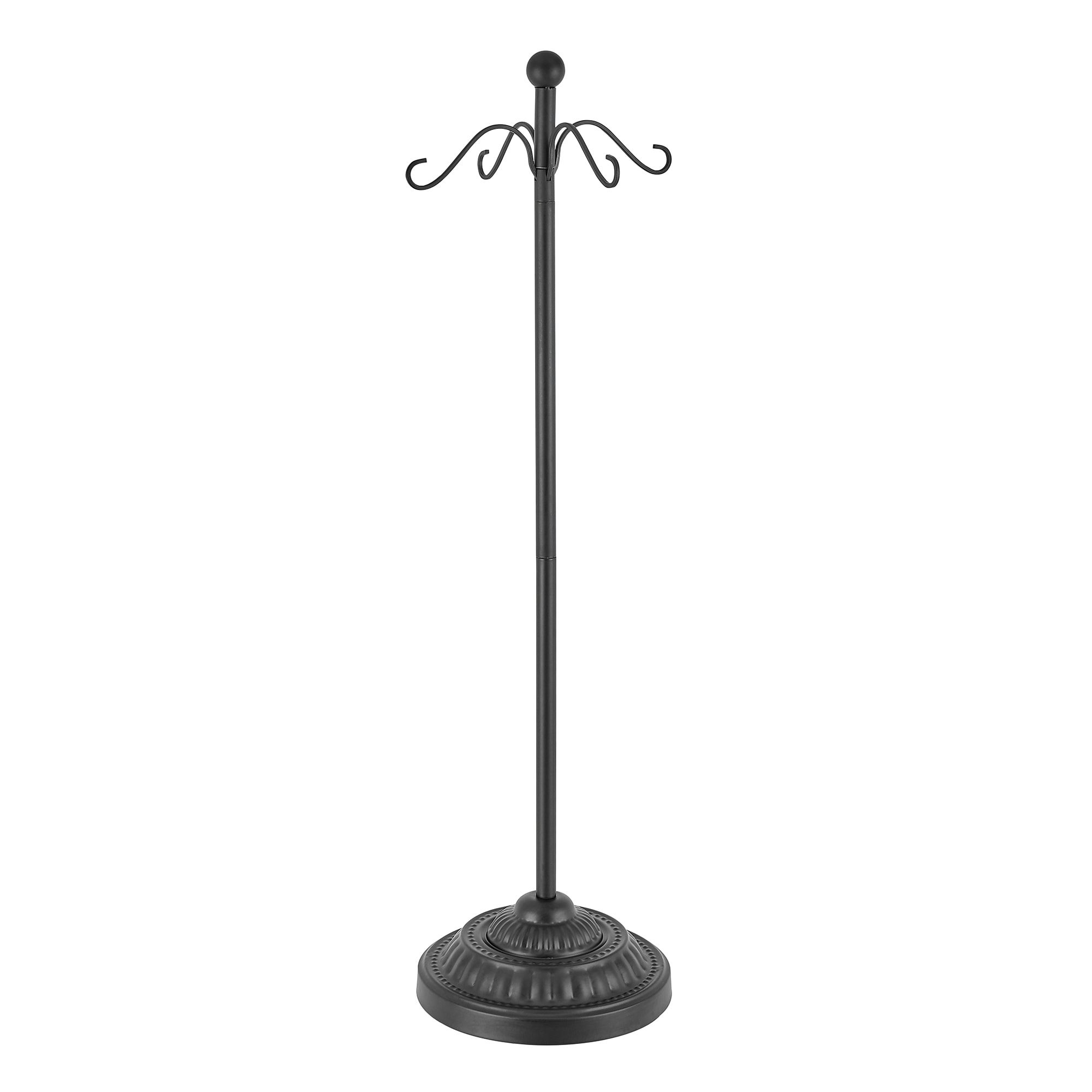 Adjustable Black Metal Christmas Stocking Tree Stand