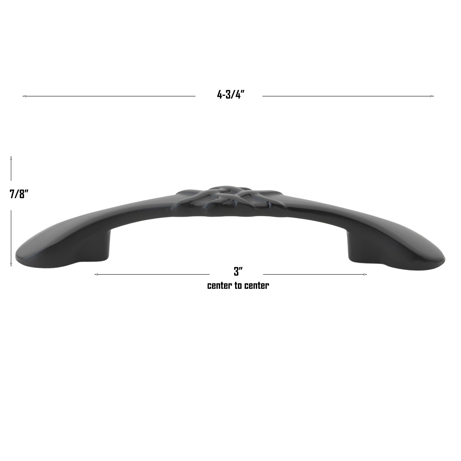 GlideRite Hardware 83063-MB-5 Cabinet-Pulls - View #4