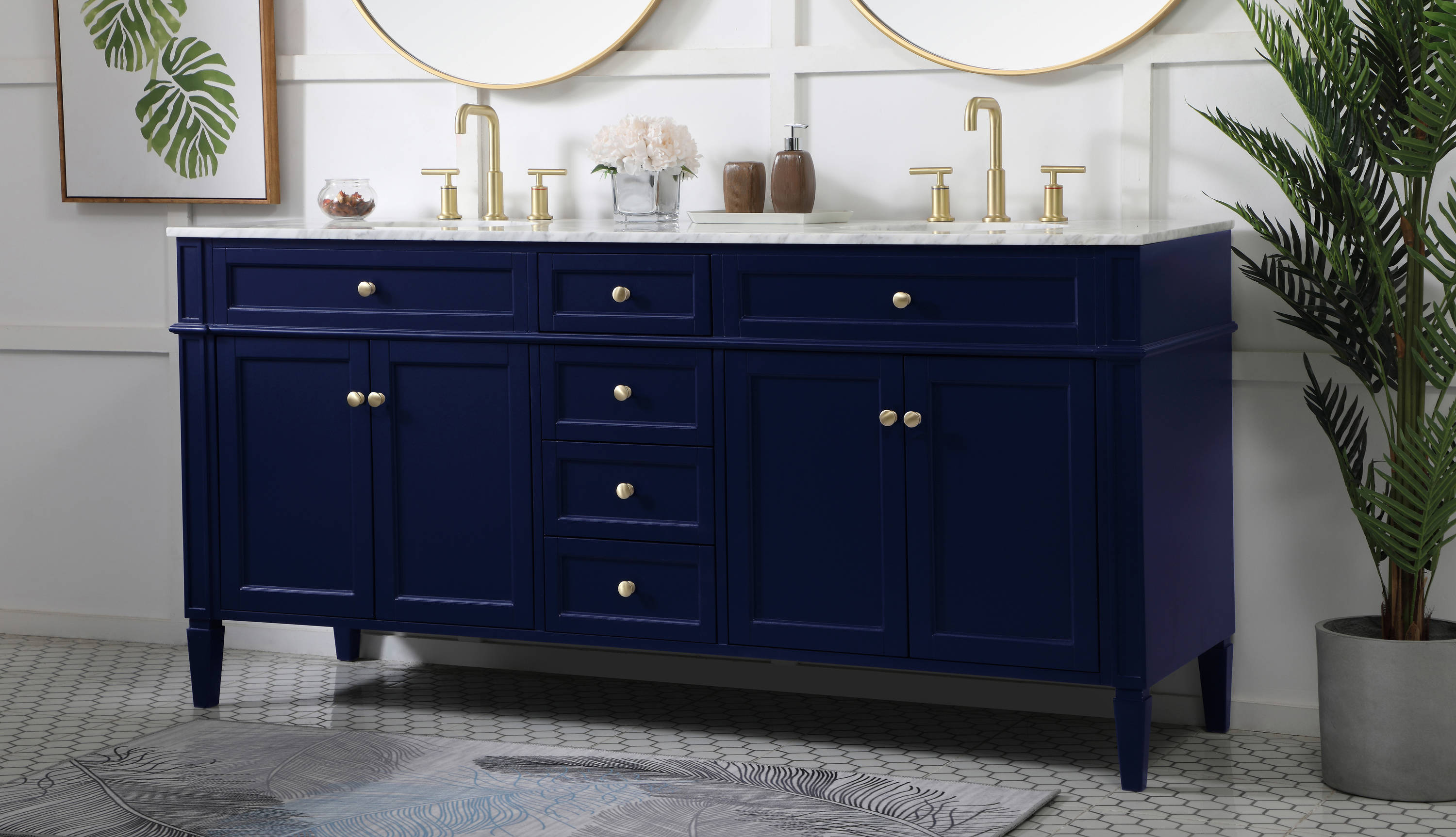 Elegant Decor HF37716DBL Bath-Vanity-Combo - View #3