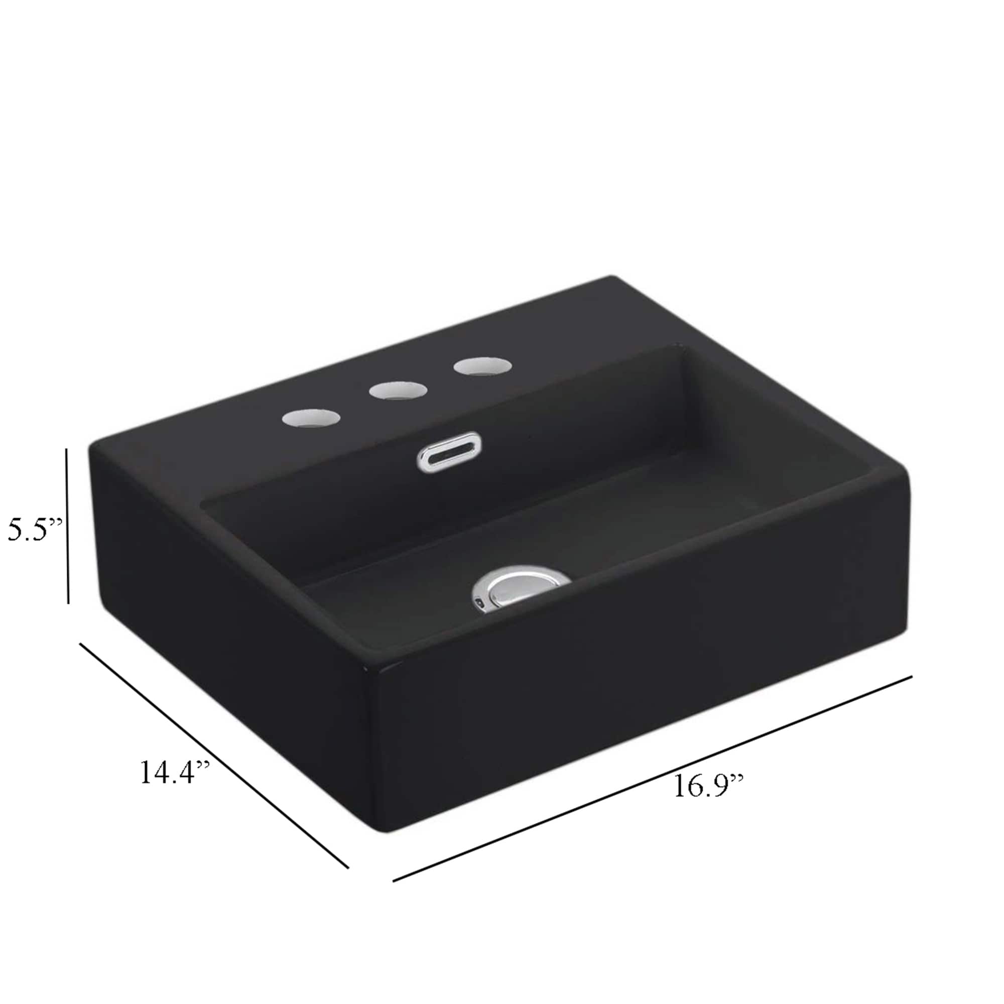 WS Bath Collections QUATTRO 40.03 BM Bath-Sink - View #7