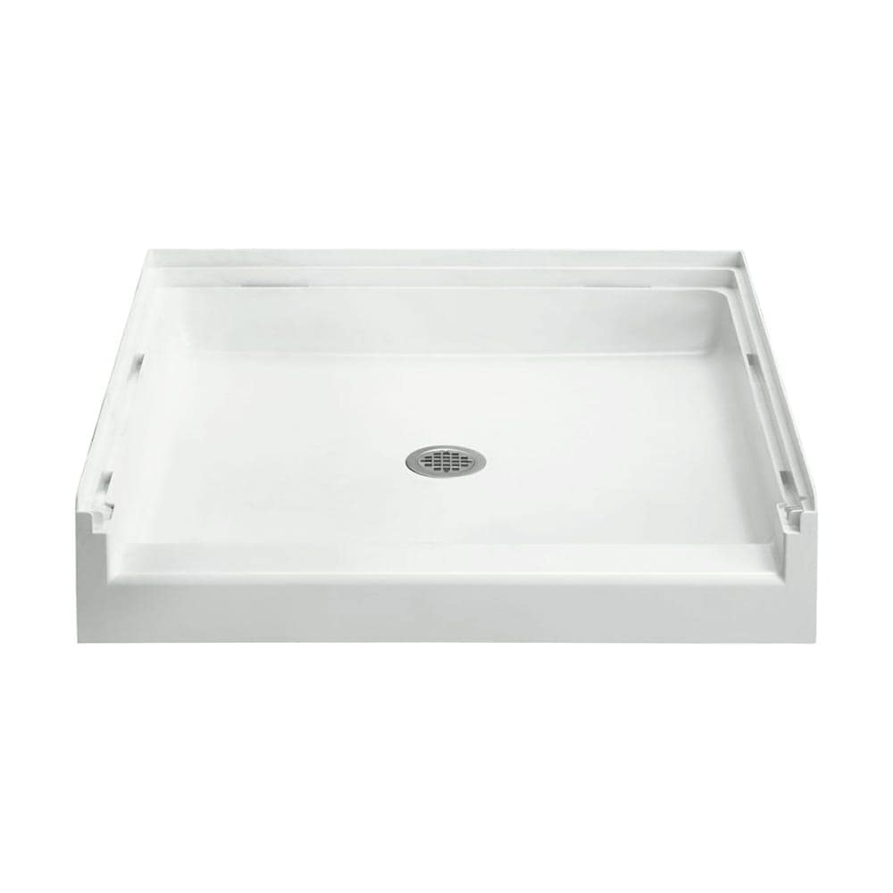 Sterling  72241100 Accord 36 Inch x 36 Inch x 658 Inch Vikrell Shower Pan with Drain Center