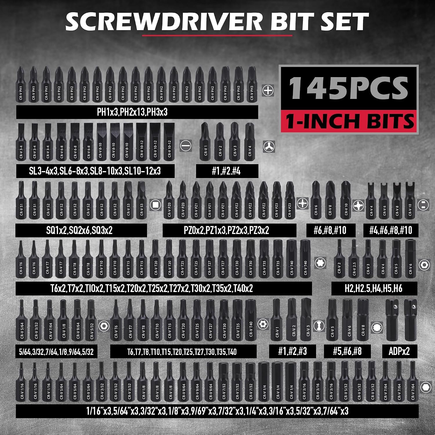 SEDY SDMY1-B0BMQNNK57 screwdrivingbits - View #3