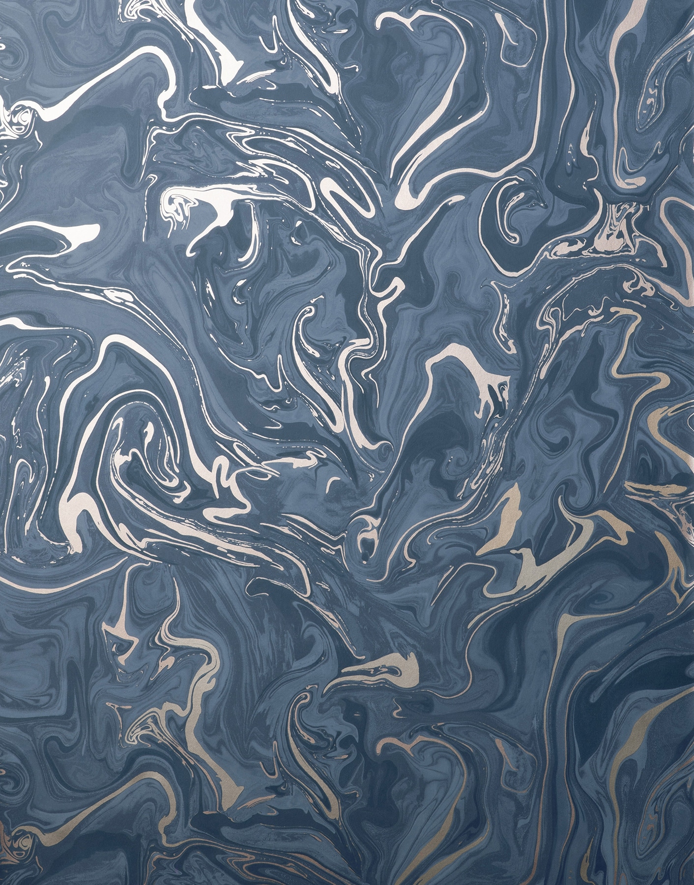 Fine Decor Suave Navy Marble Wallpaper in the Wallpaper department at ...