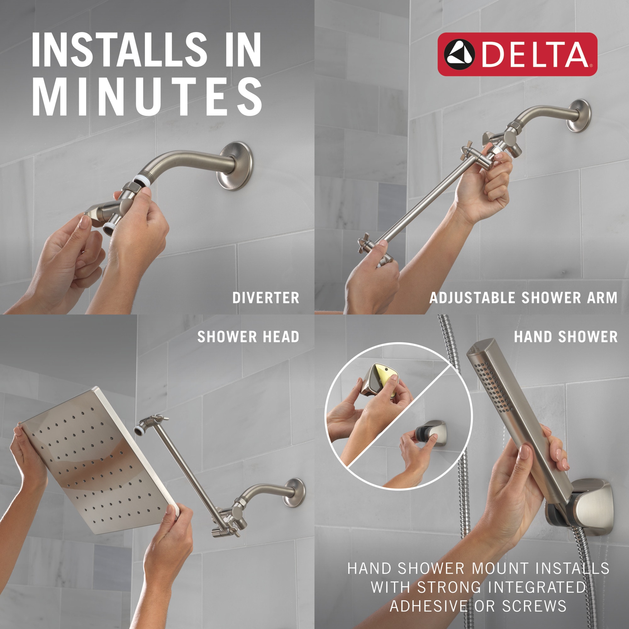 Delta 75527-SN Fixed-Showerhead - View #12