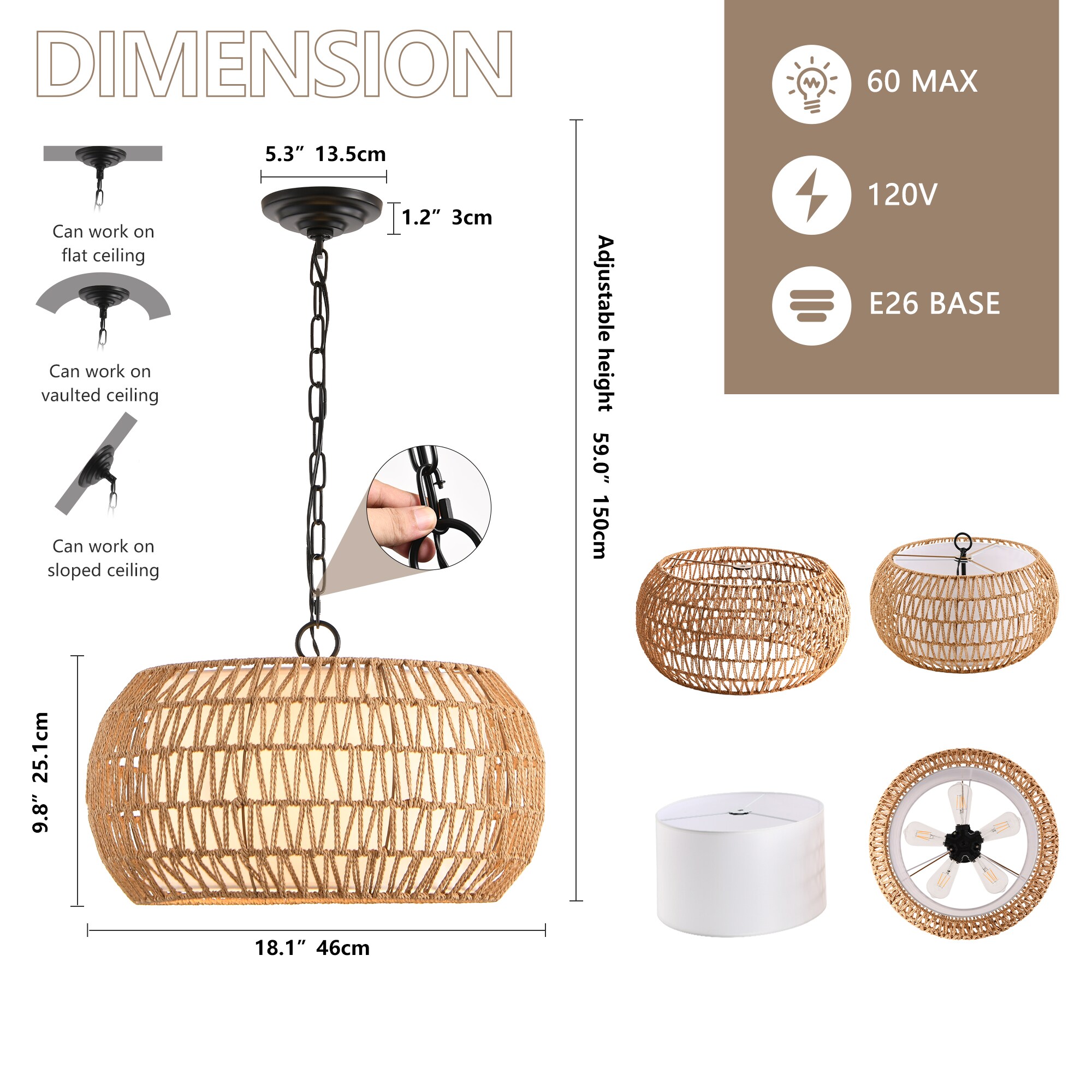 Iseryn YU8368681 Pendant-Lights - View #2