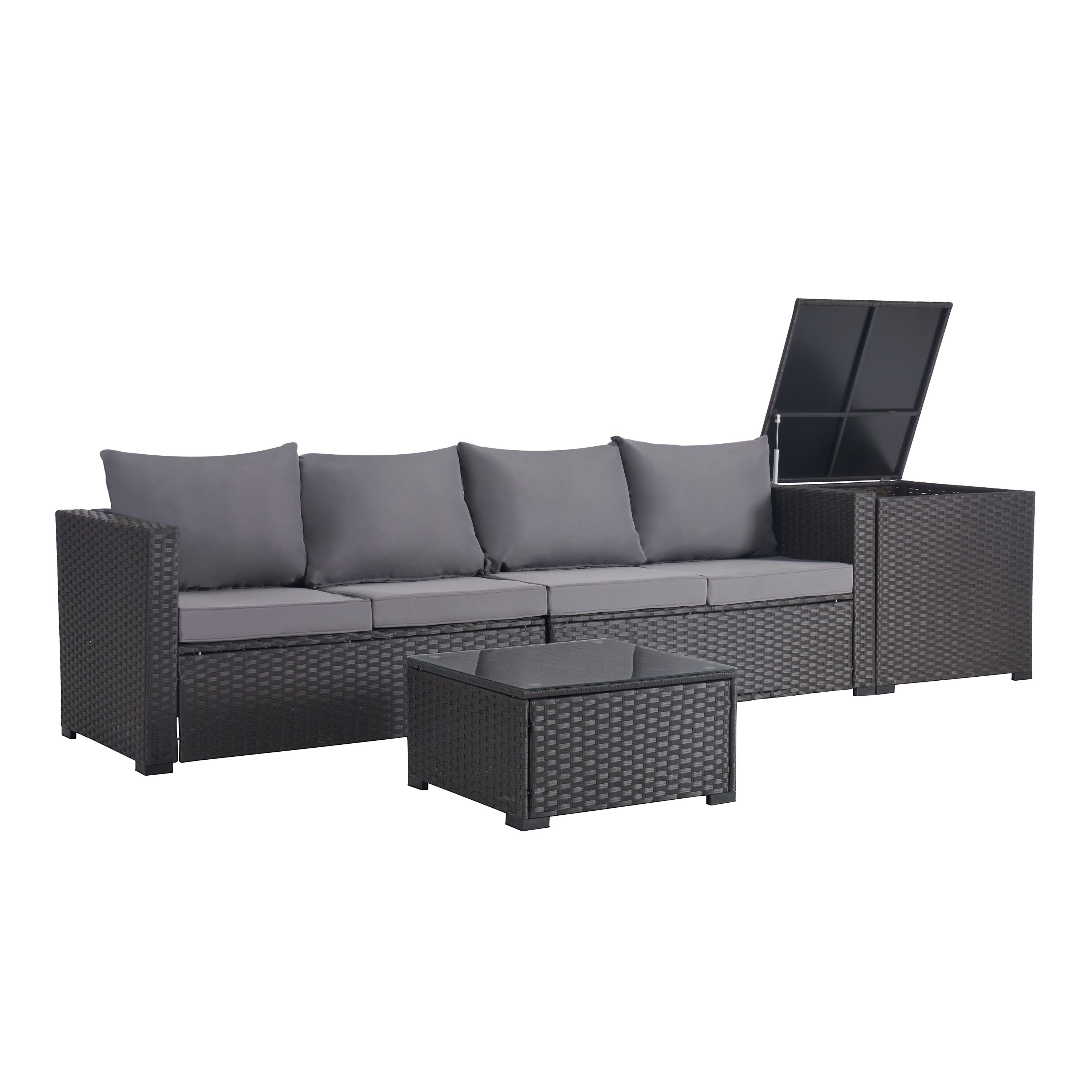 SANSTAR L-WS-C3-LY Patio-Conversation-Sets - View #2