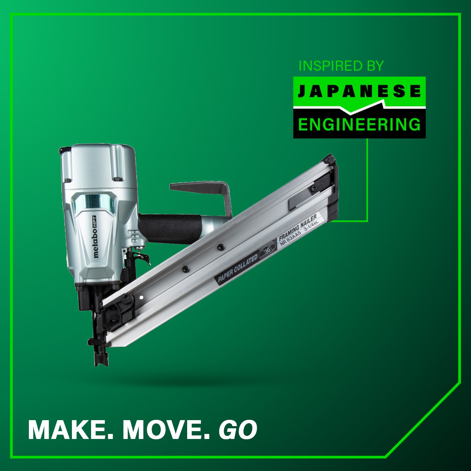Metabo HPT NR83AA5M Cordless-Nailer - View #12