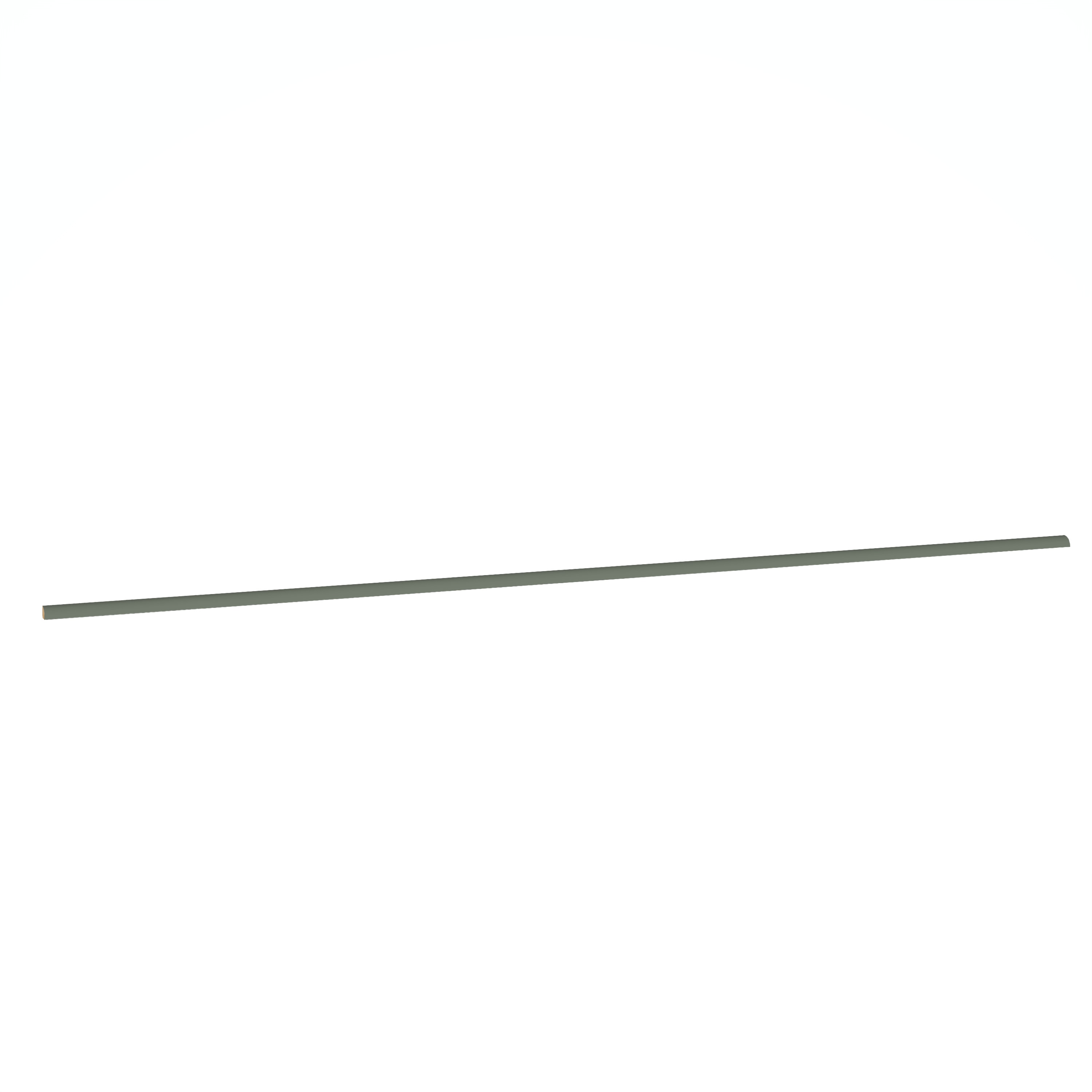 Diamond Express 61H-QRM Cabinet Quarter Round Moulding 96-in W x 0.7-in H x 0.7-in D Retreat Green Painted