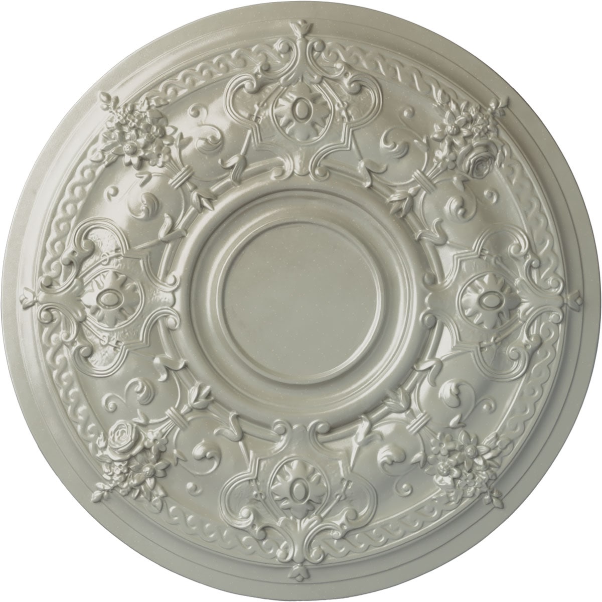 Ekena Millwork CM29DAFCS Darnay 29.25-in W x 29.25-in L Painted Flash Copper Polyurethane Whole Ceiling Medallion