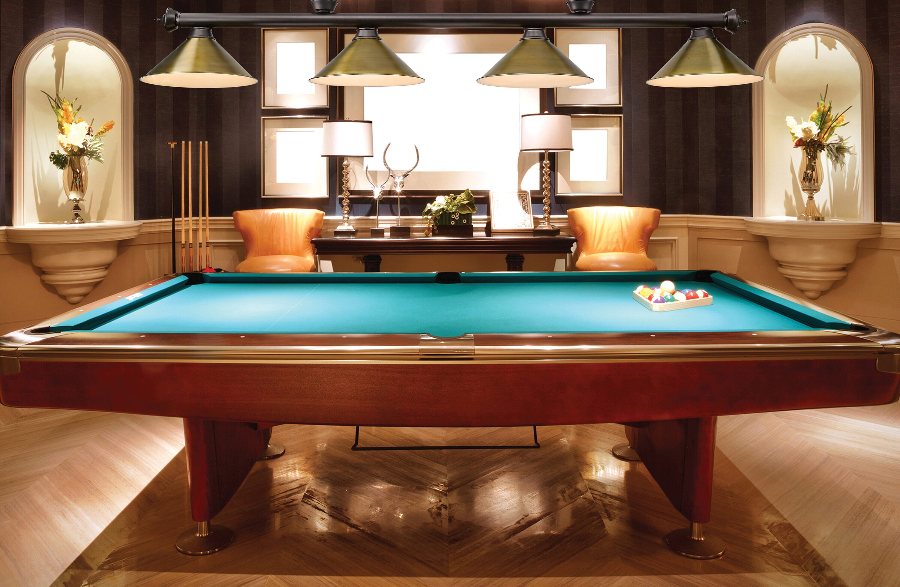 Z-Lite 2306-4BRZ-RB15 Pool-Table-Lighting - View #7