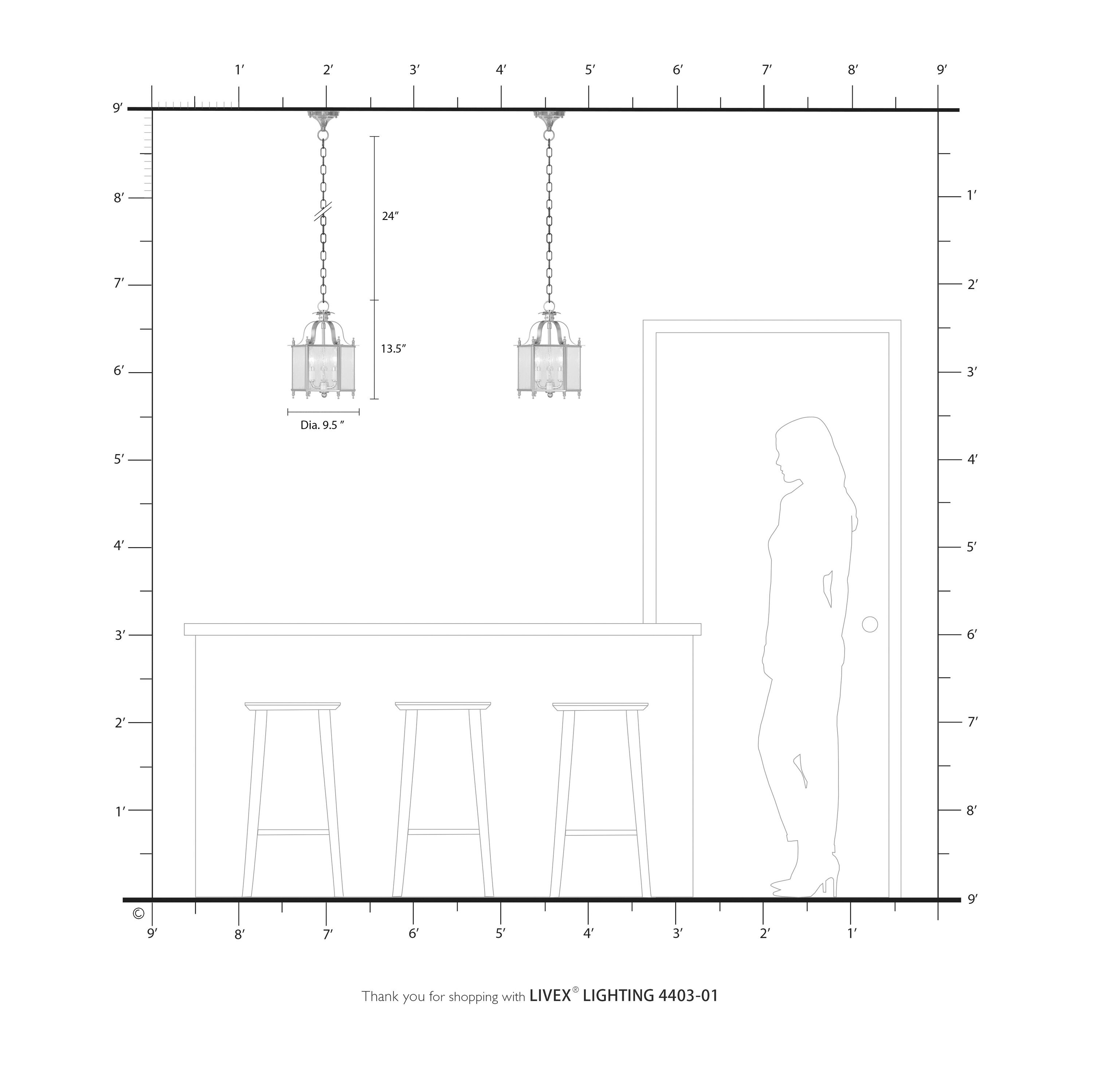 Livex Lighting 4403-01 Pendant-Lights - View #7