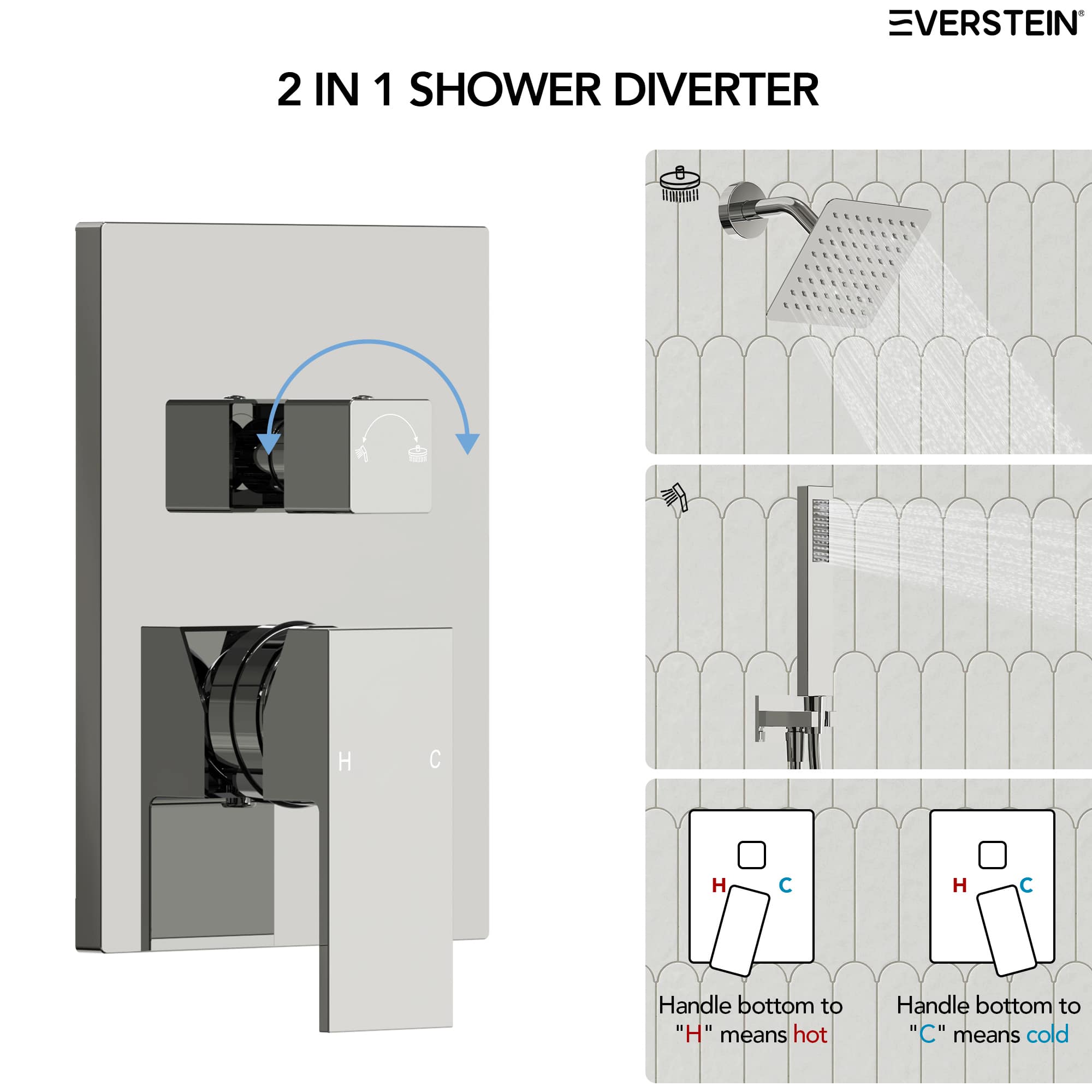 EVERSTEIN SFS-1077-CH6 Tub-Shower-Faucets - View #5