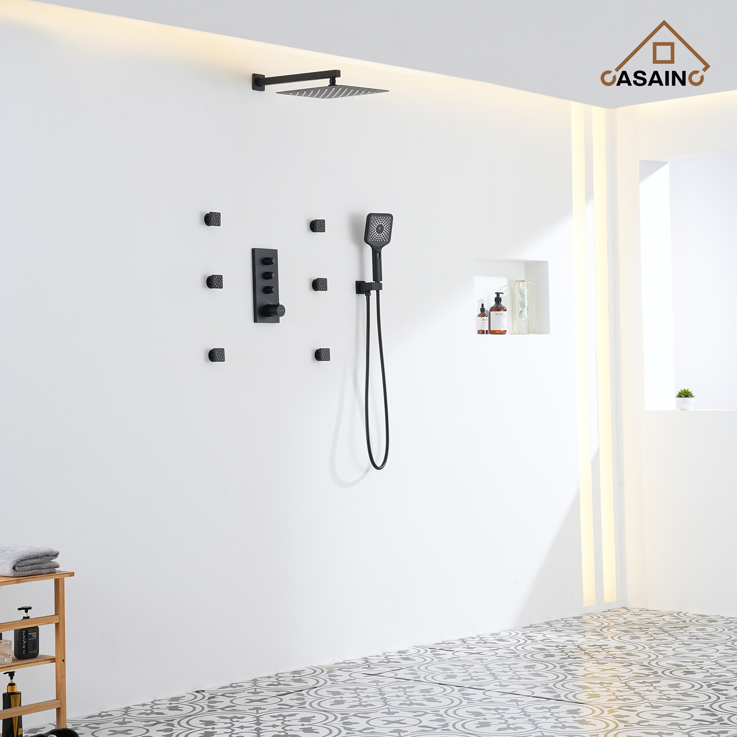 CASAINC CA-102009EB-1 Showerhead-Bar-Panels - View #3