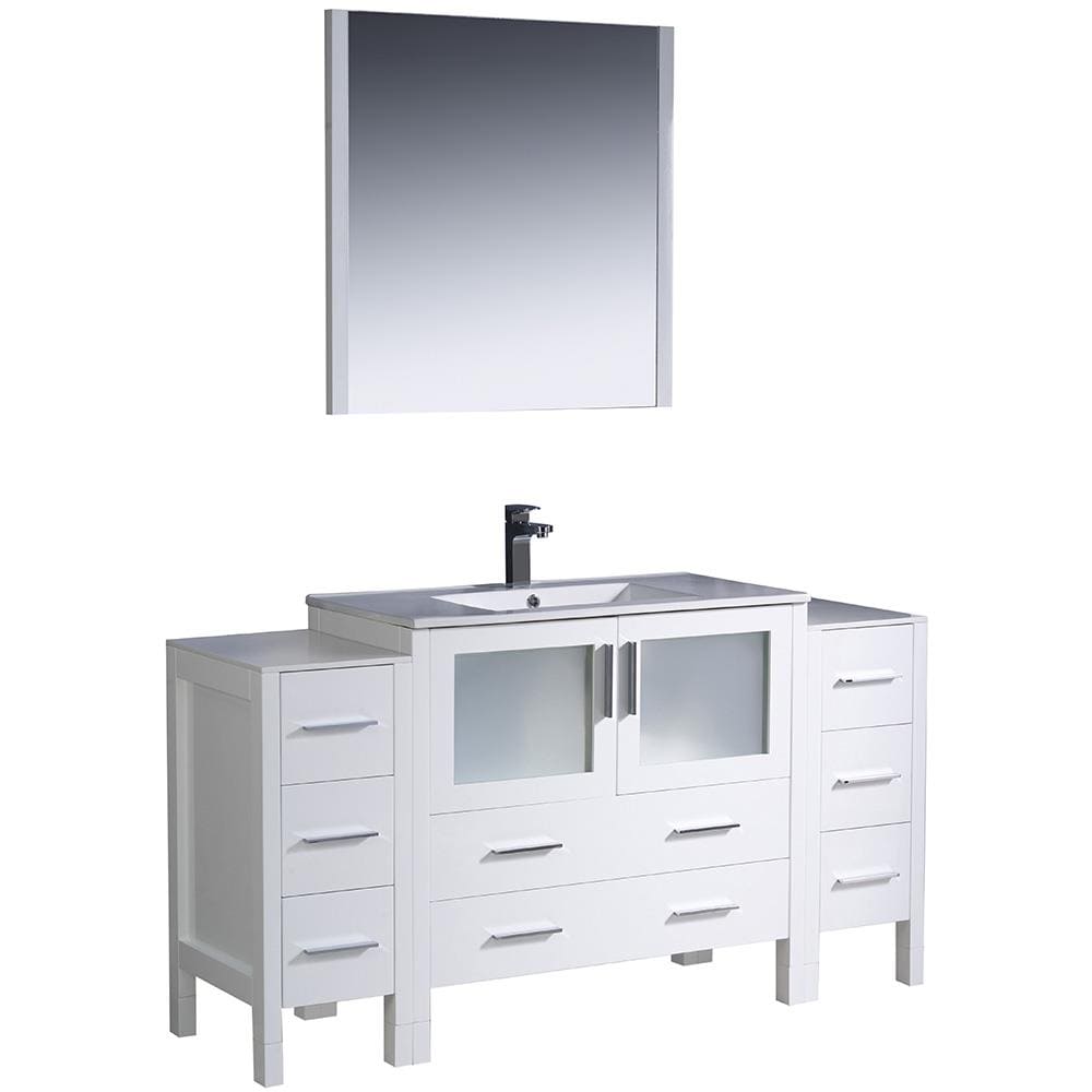 Fresca FVN62-123612WH-UNS Bath-Vanity-Combo - View #2
