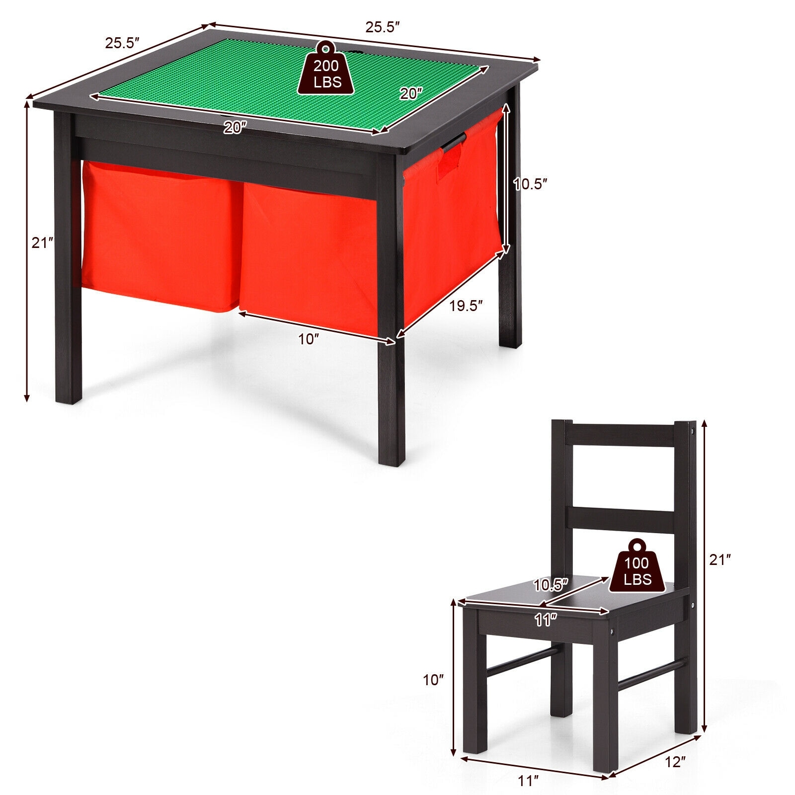 SUGIFT ZMLW014SUGHY1368 Kids-Play-Tables - View #3