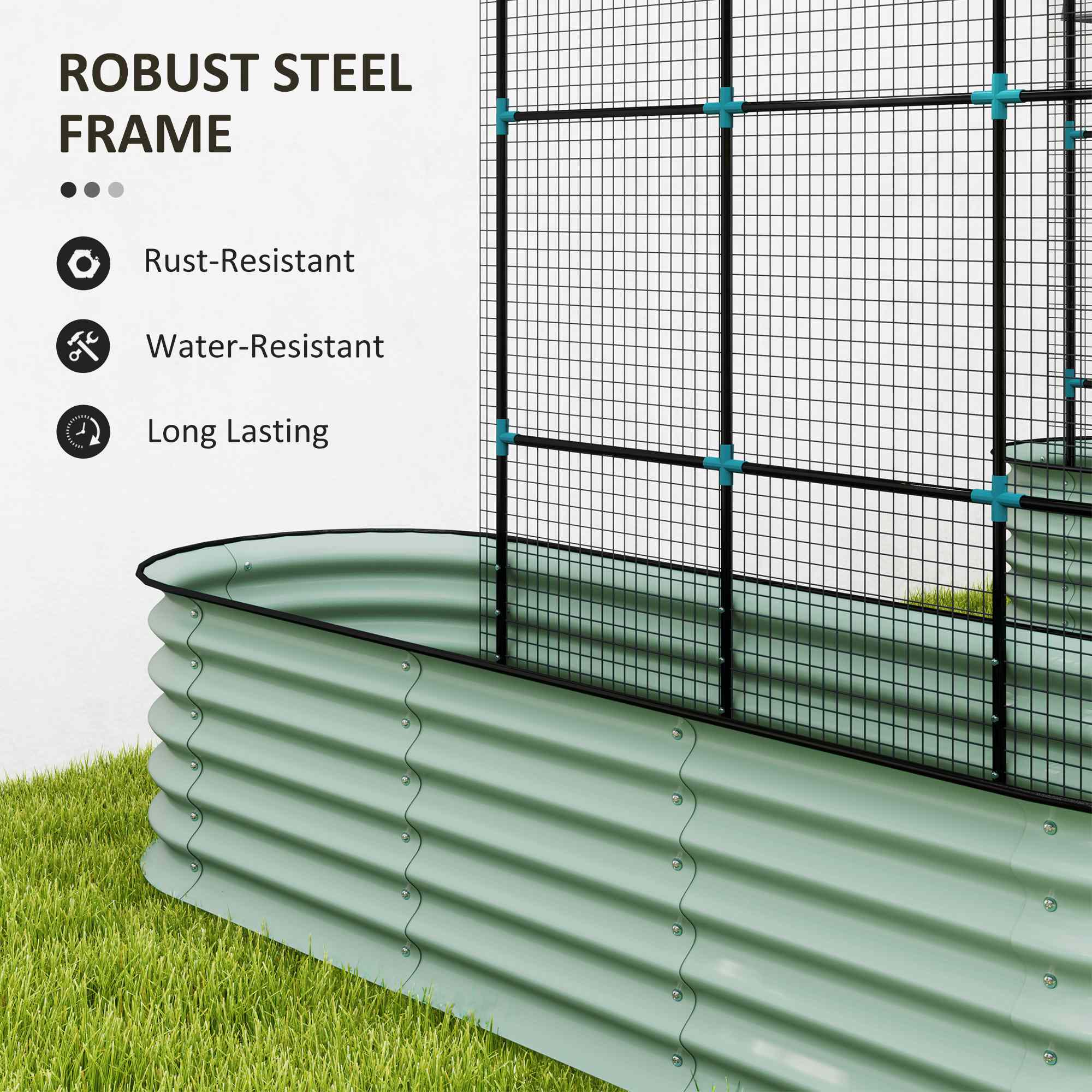Outsunny 84H-245V00GN Raised-Garden-Beds - View #9