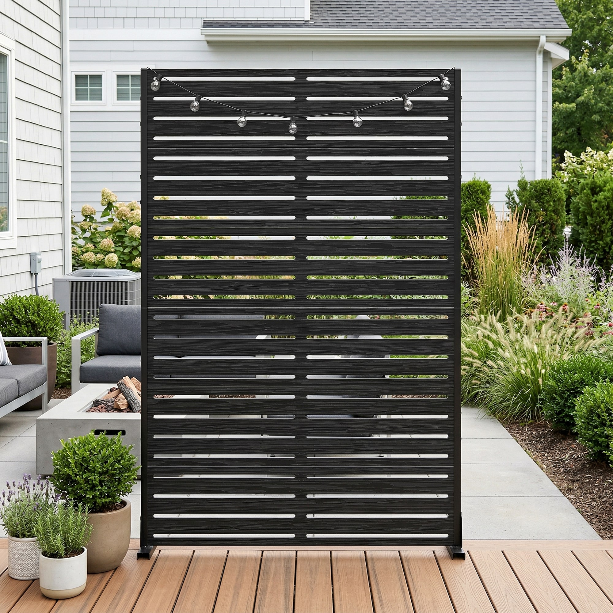 Dovelina LS0103-633001 72-in H x 47-in W x 16-in D HDPE Privacy Screen Fence Panel