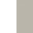 White with Brushed Nickel Trim