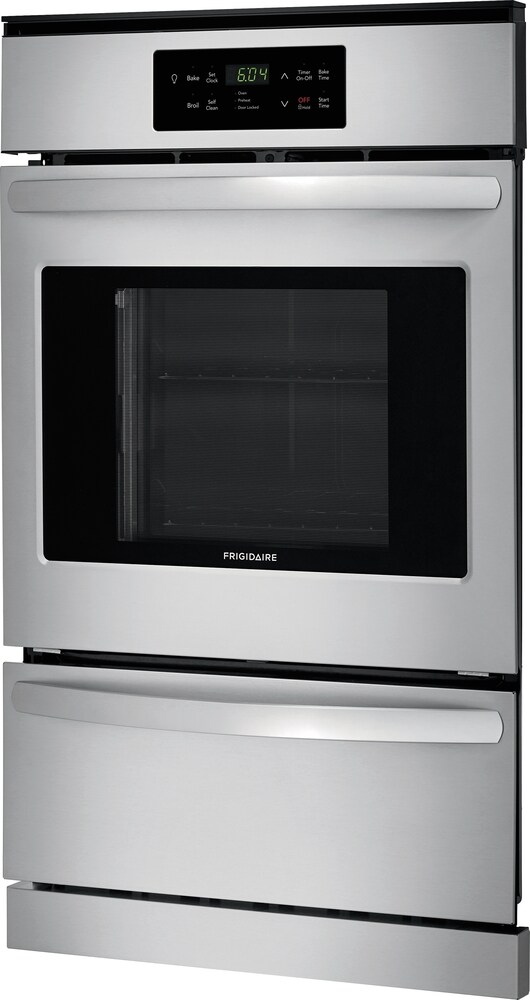 Frigidaire 24 In Self Cleaning Single Gas Wall Oven Stainless Steel