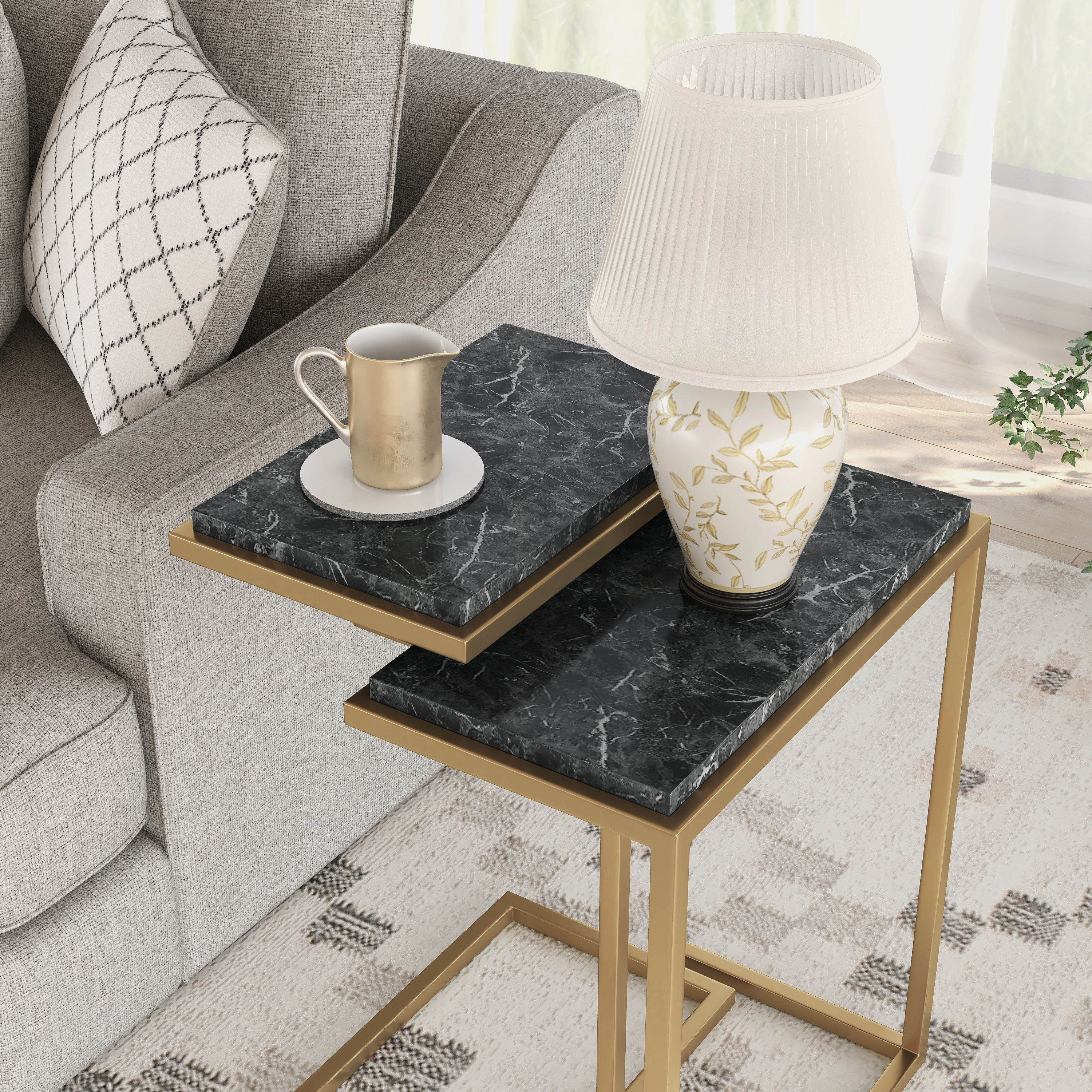 Furniture of America IDF-AC351BK End-Tables - View #9