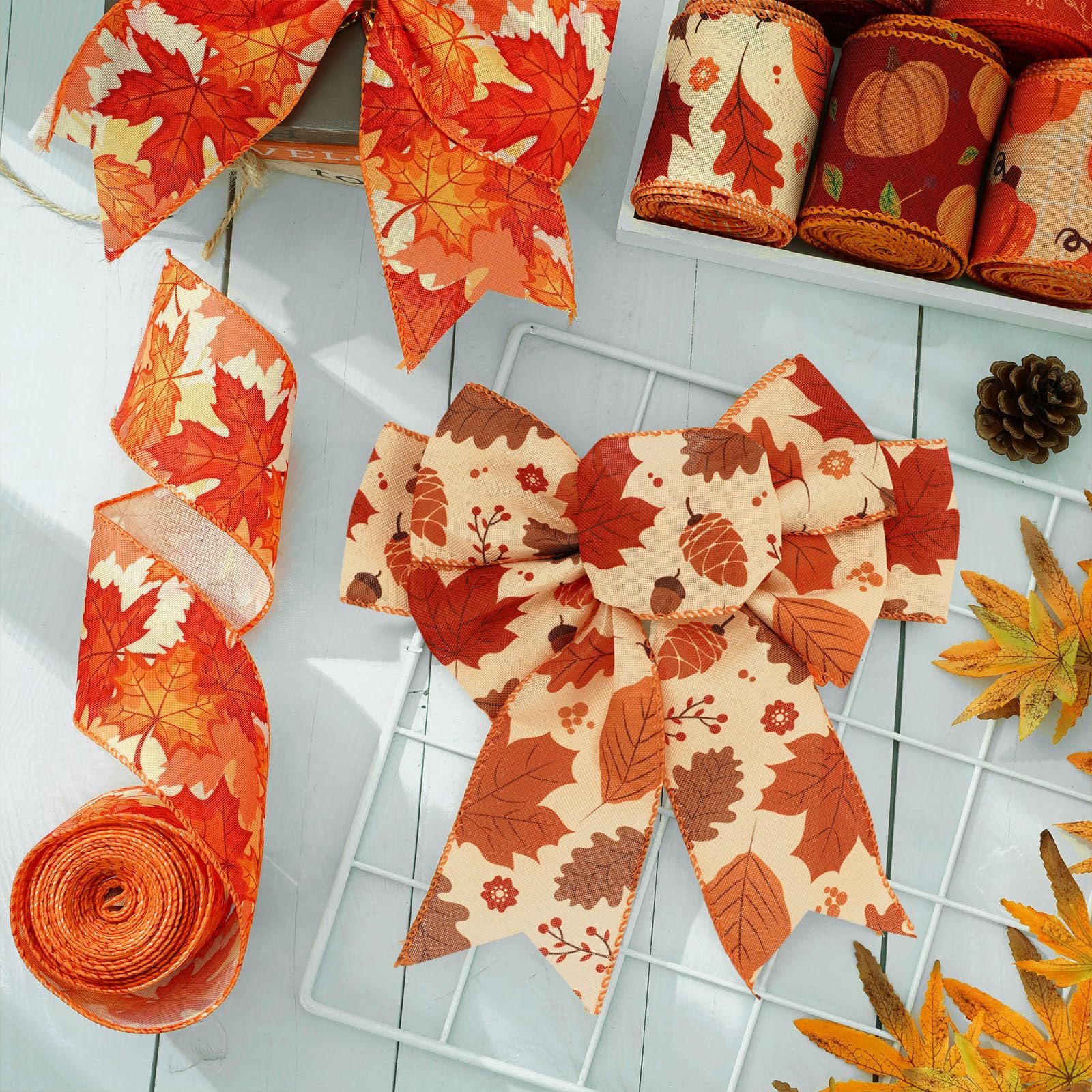 KIWDZFU LKI0818A1730 Artificial-Thanksgiving-Wreaths - View #5