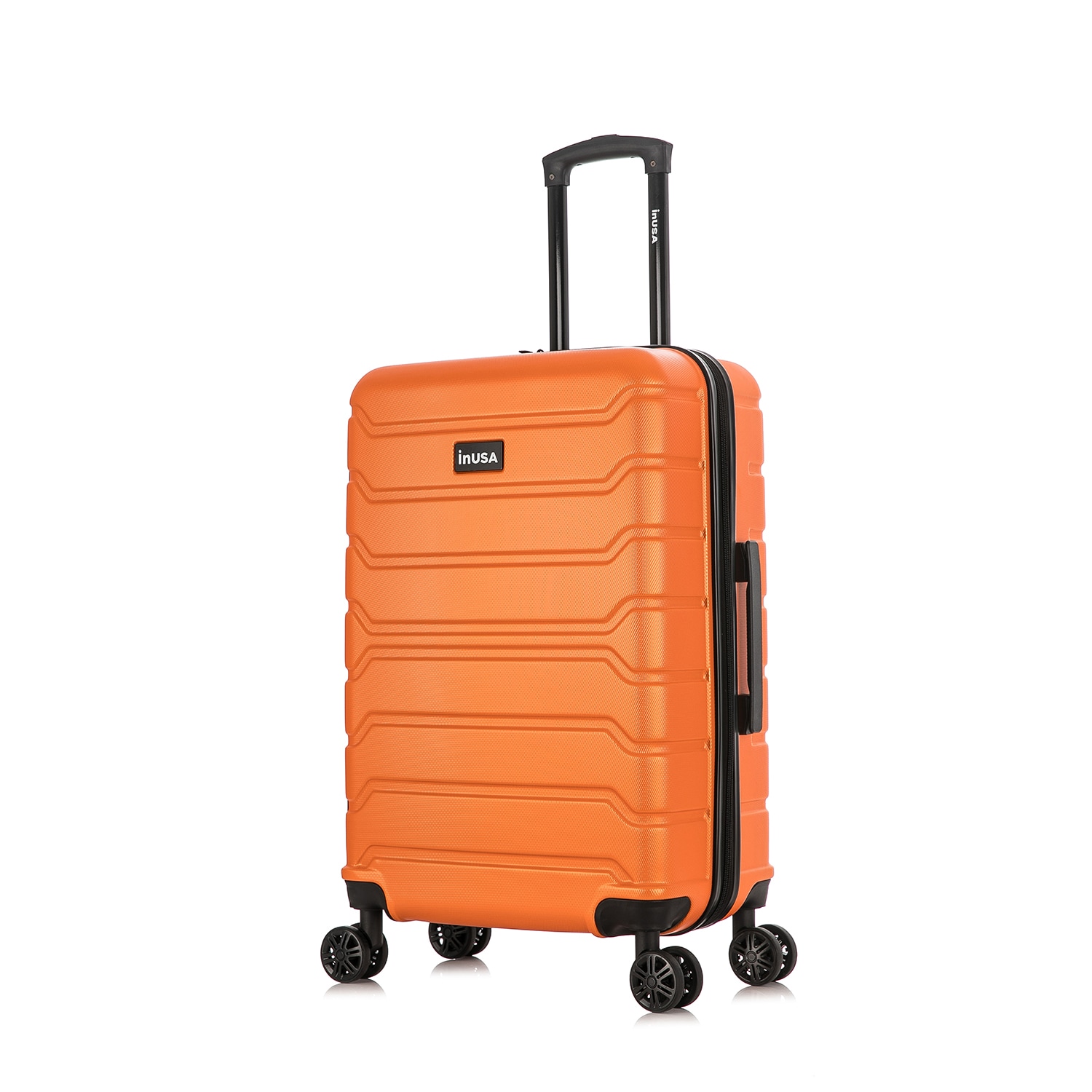 InUSA IUTRE00M-ORA 17.54 x 9.84 x 27.52 ORANGE Polycarbonate Hardshell Suitcase