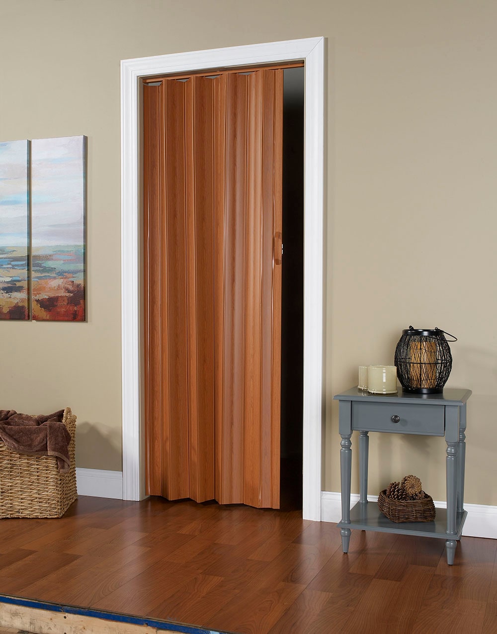 Spectrum Via 48in x 80in Reversible/Universal Handing Fruitwood Vinyl