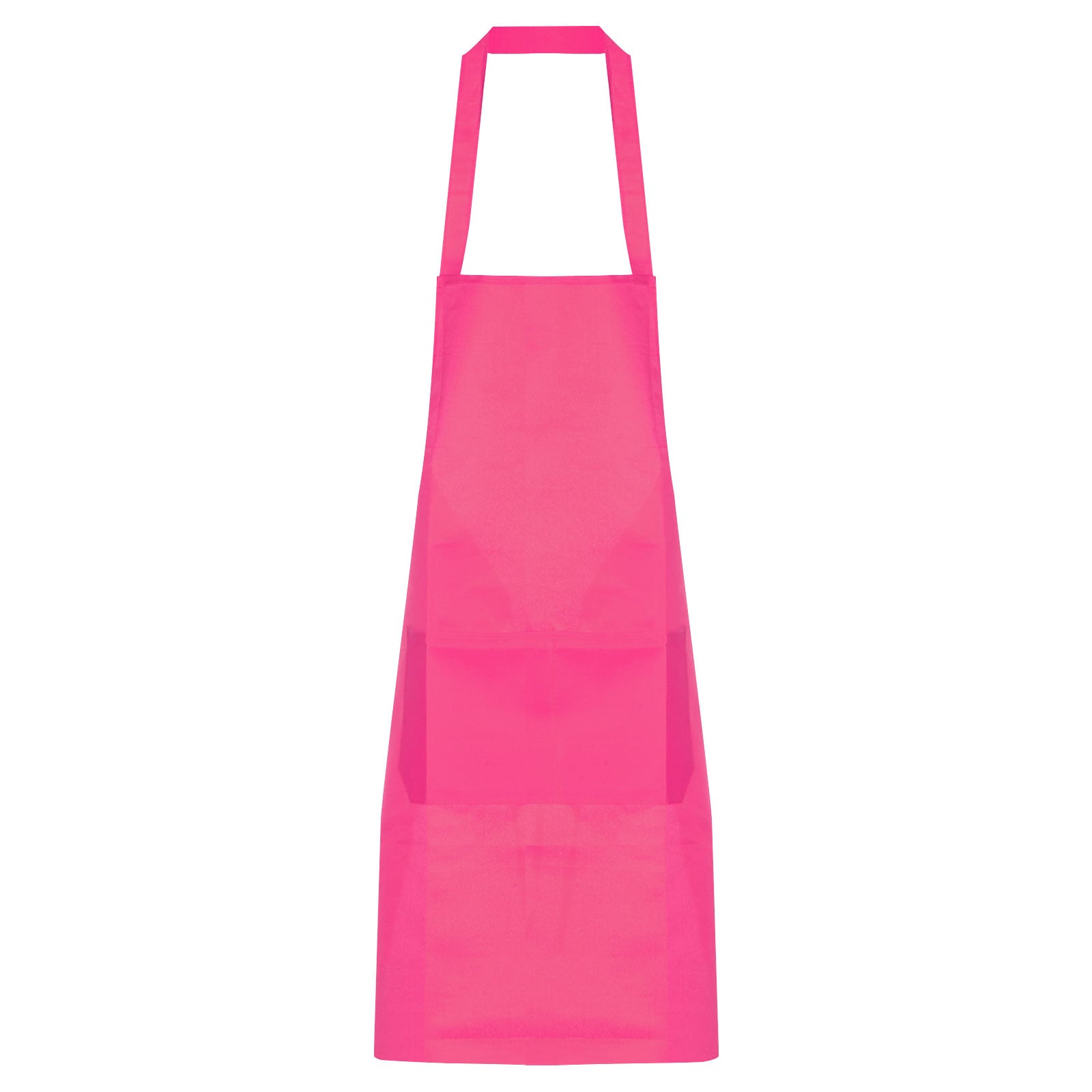 Harfington Kitchen Cooking Aprons Polyester Art Aprons Pottery Apron Artist Painting Apron with 2 Pockets for Home Restaurant Craft Garden BBQ Pink