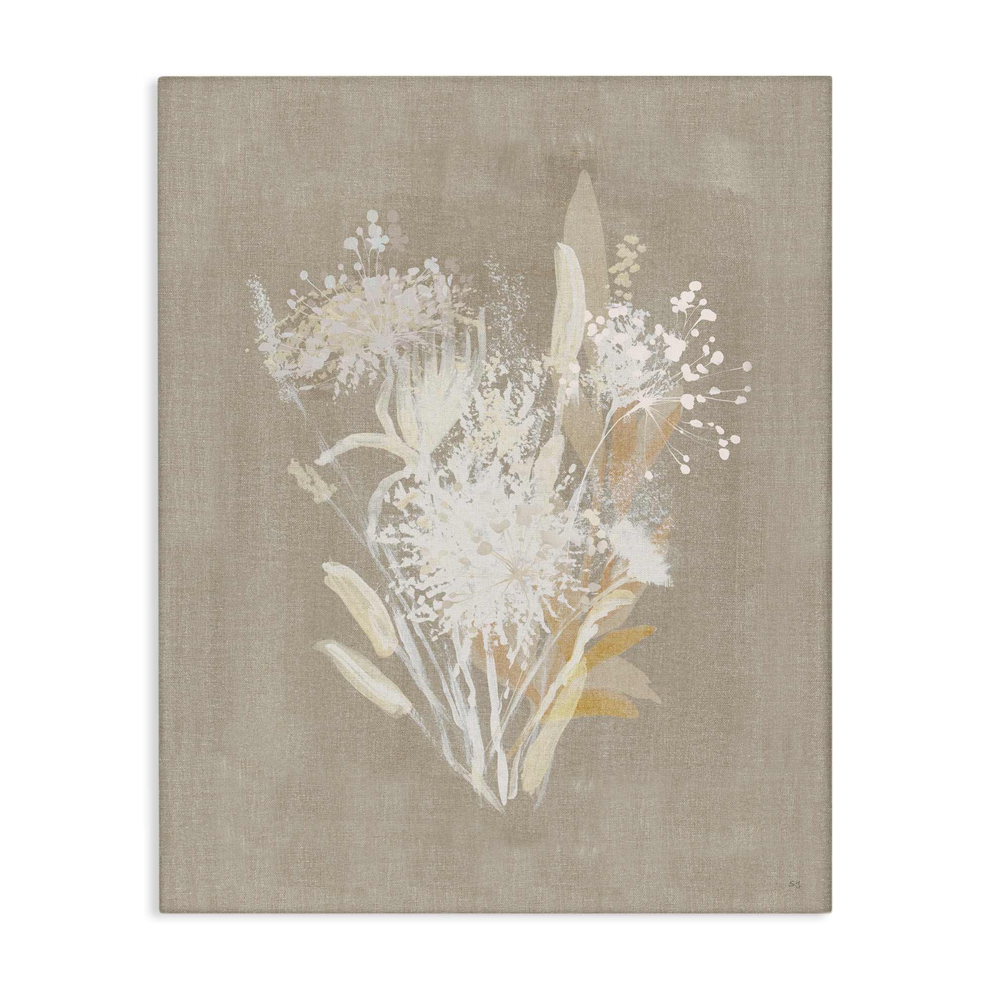 Stupell Industries BS-179-CN-16X20 Country Herbs Impression Canvas Wall Art By Susan Jill 16 x 20