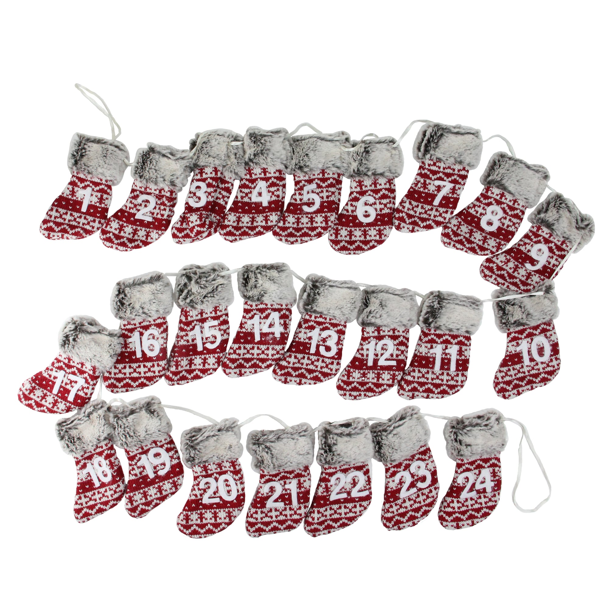 Northlight 32638302 6-in Red Merry Christmas Christmas Stocking