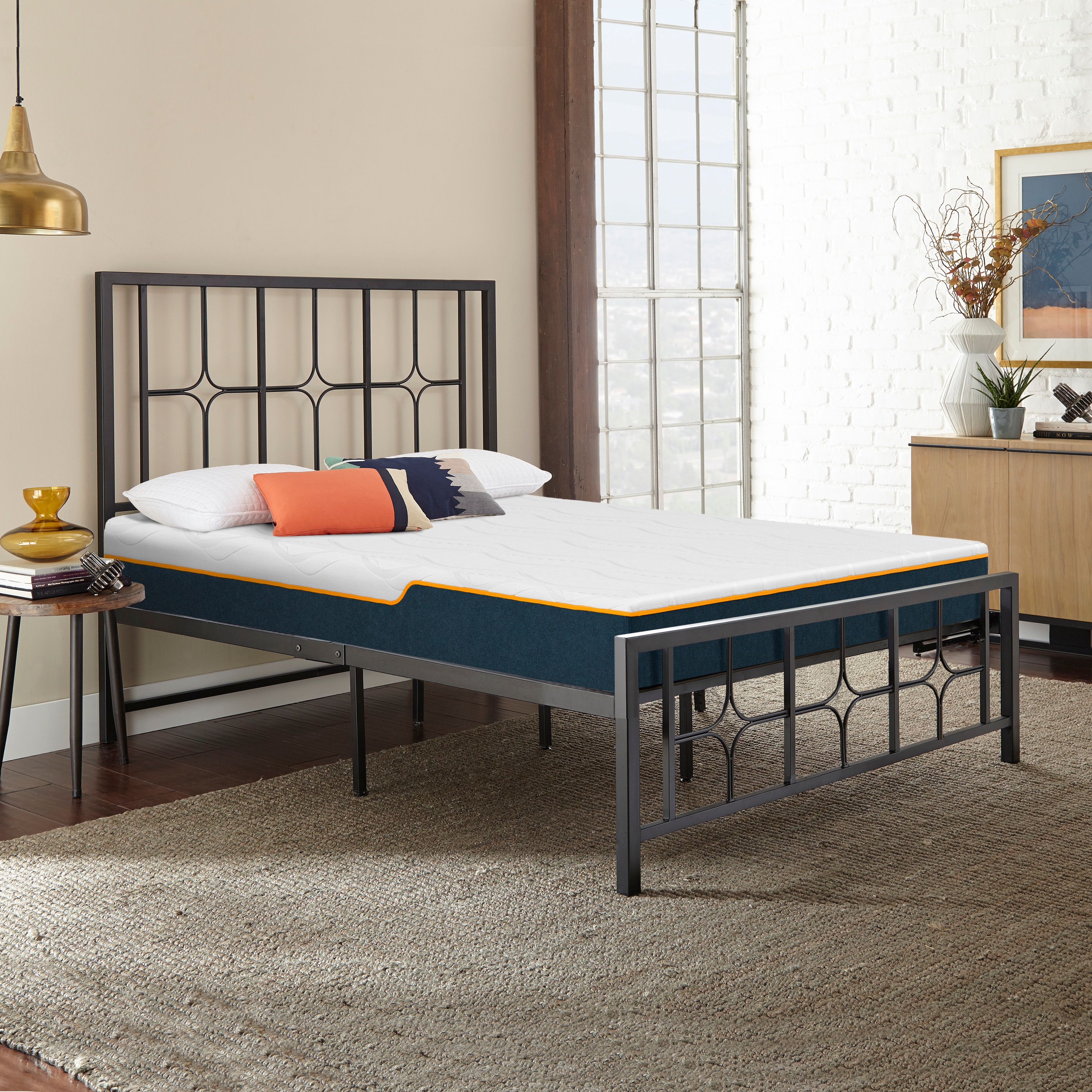 PerformaRest 8-in Extra firm Queen Memory foam Mattress in a Box #MEFR07511QN