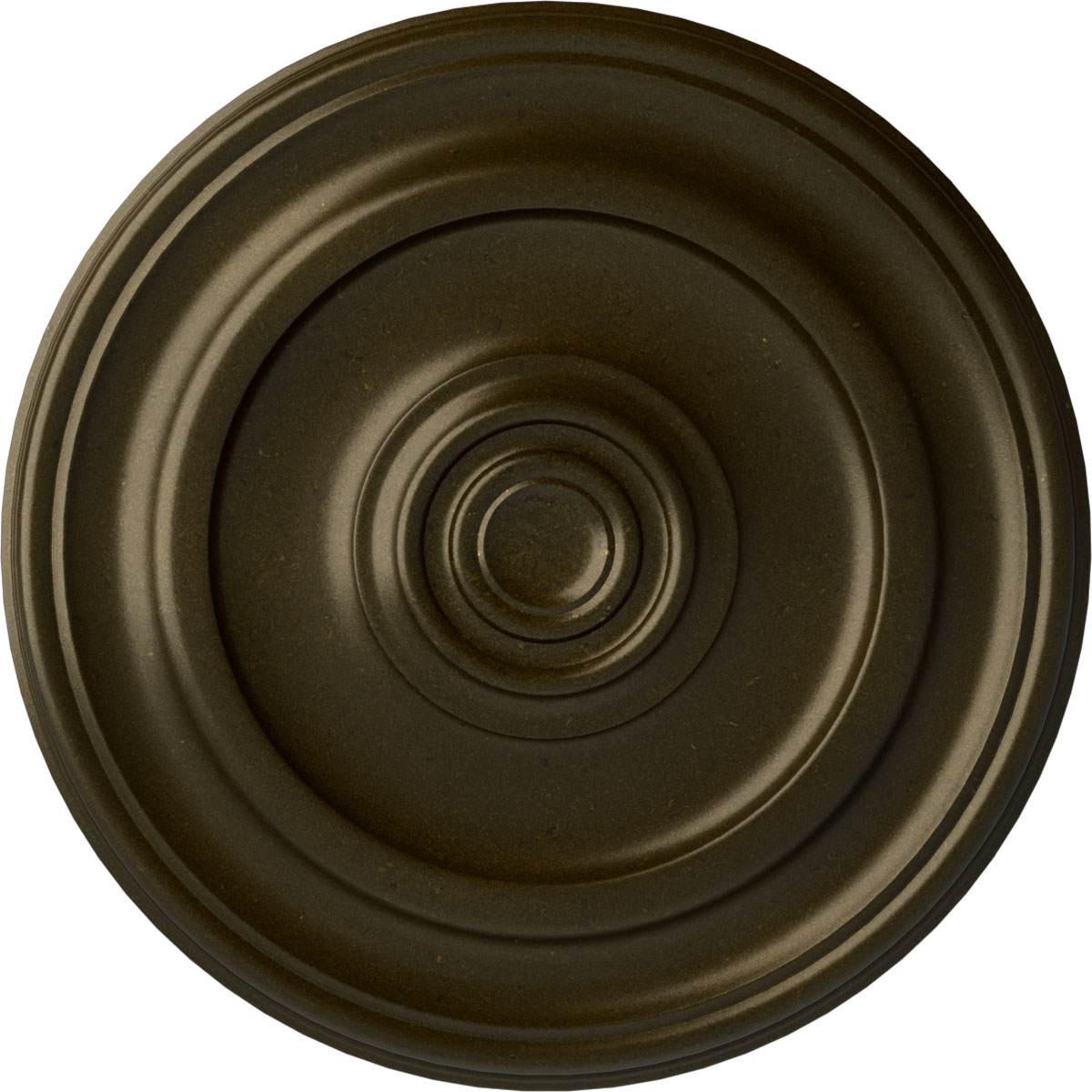 Ekena Millwork CM24KPGGS Kepler Traditional 23.625-in W x 23.625-in L Green Gold Polyurethane Ceiling Medallion