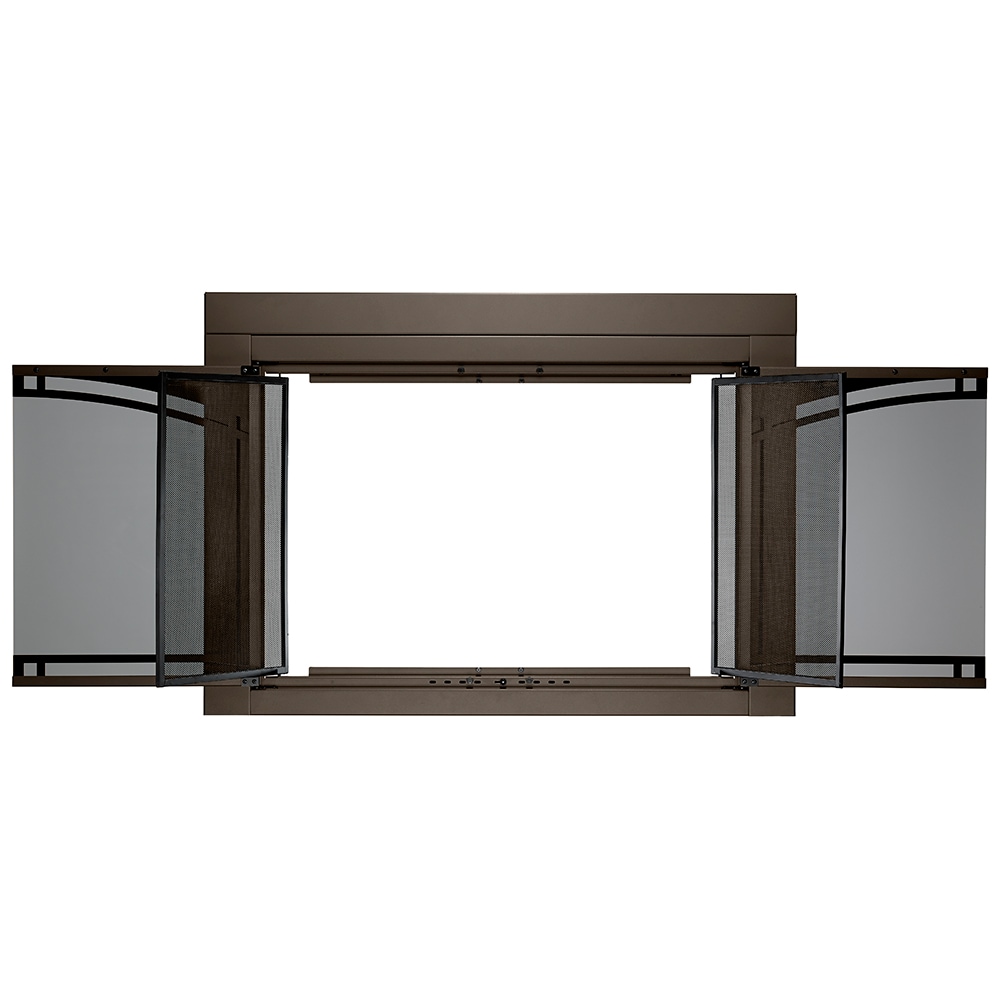 allen + roth FPDL309ORB Glass-Fireplace-Doors - View #6
