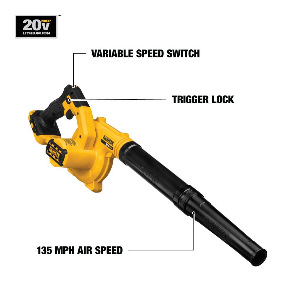 DEWALT 20-volt Max Jobsite Blower (Tool Only)