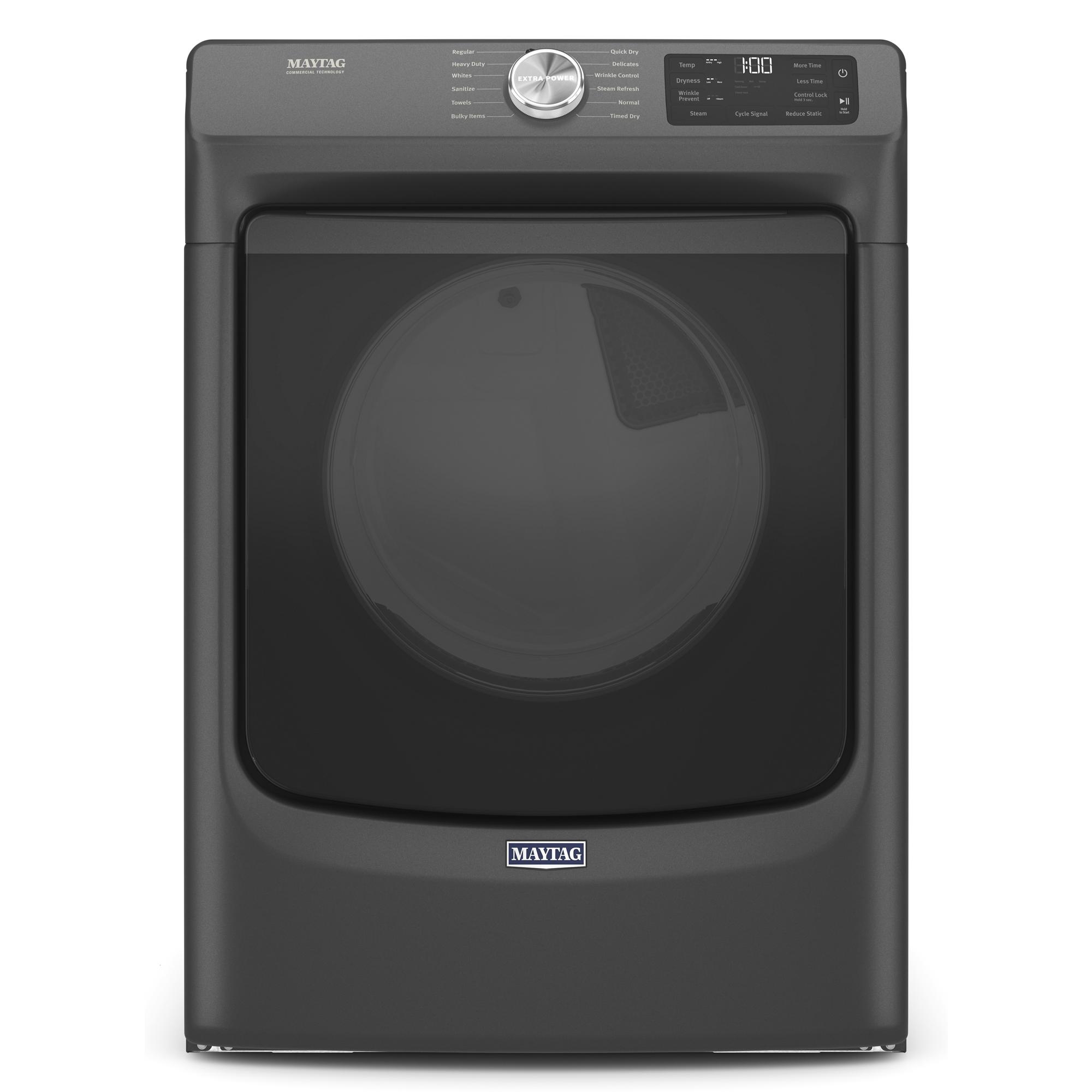 Maytag 7.3-cu ft Reversible Side Swing Door Stackable Steam Cycle Gas ...