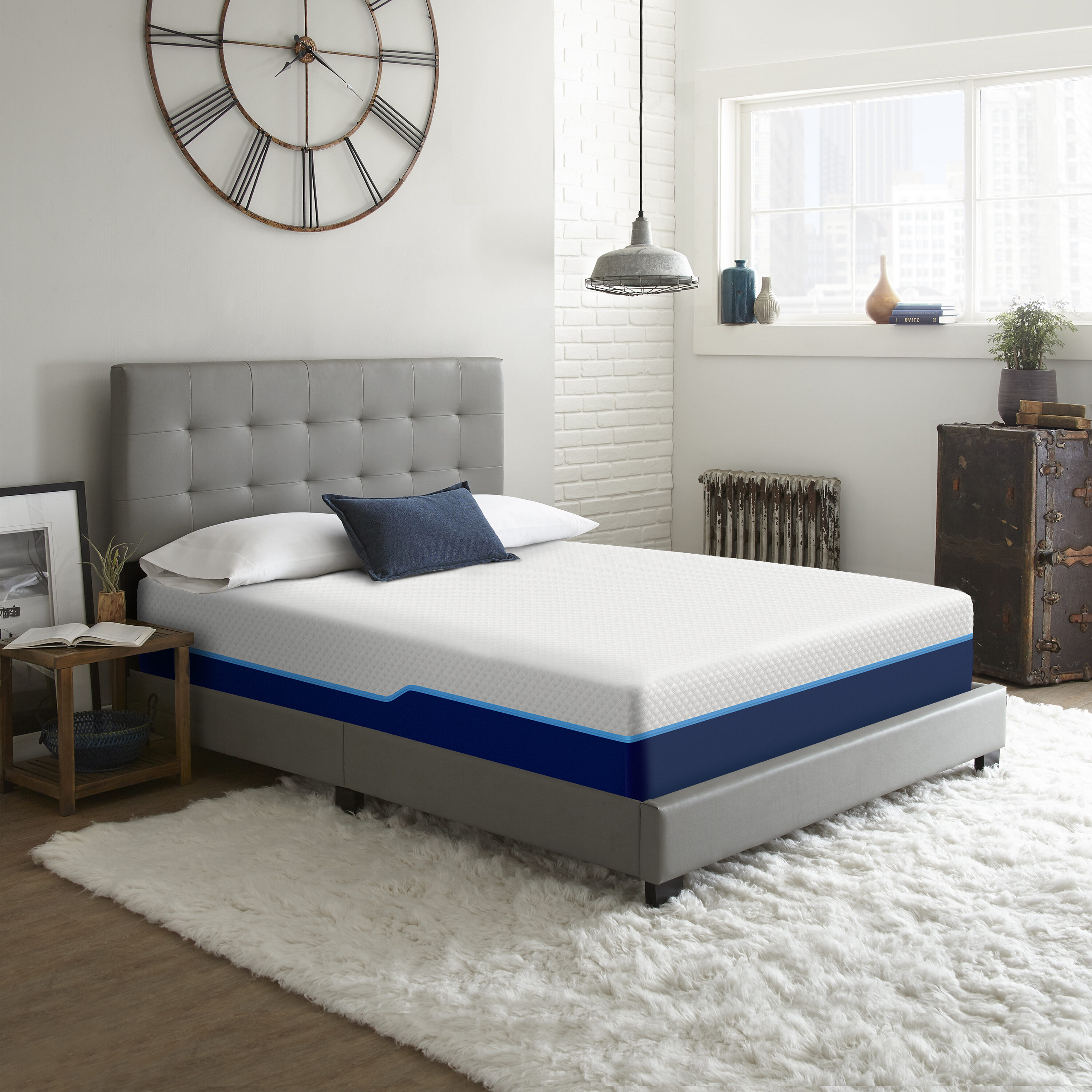 PerformaRest IMIF8312EK 12-in Medium King Hybrid Memory Foam/Coil Blend Mattress in a Box
