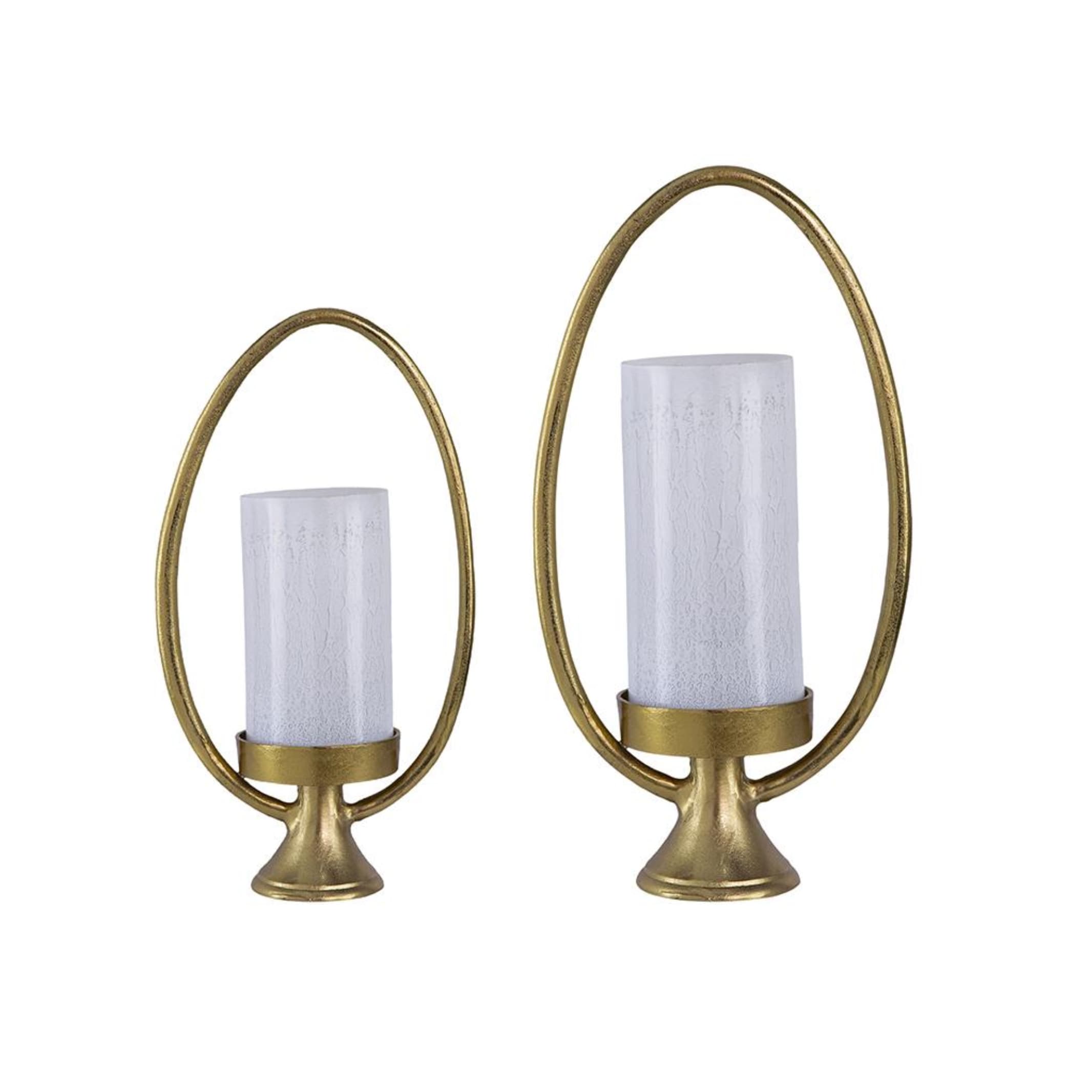 A&B Home 29407-2 1 Candle Hurricane Candle Holder