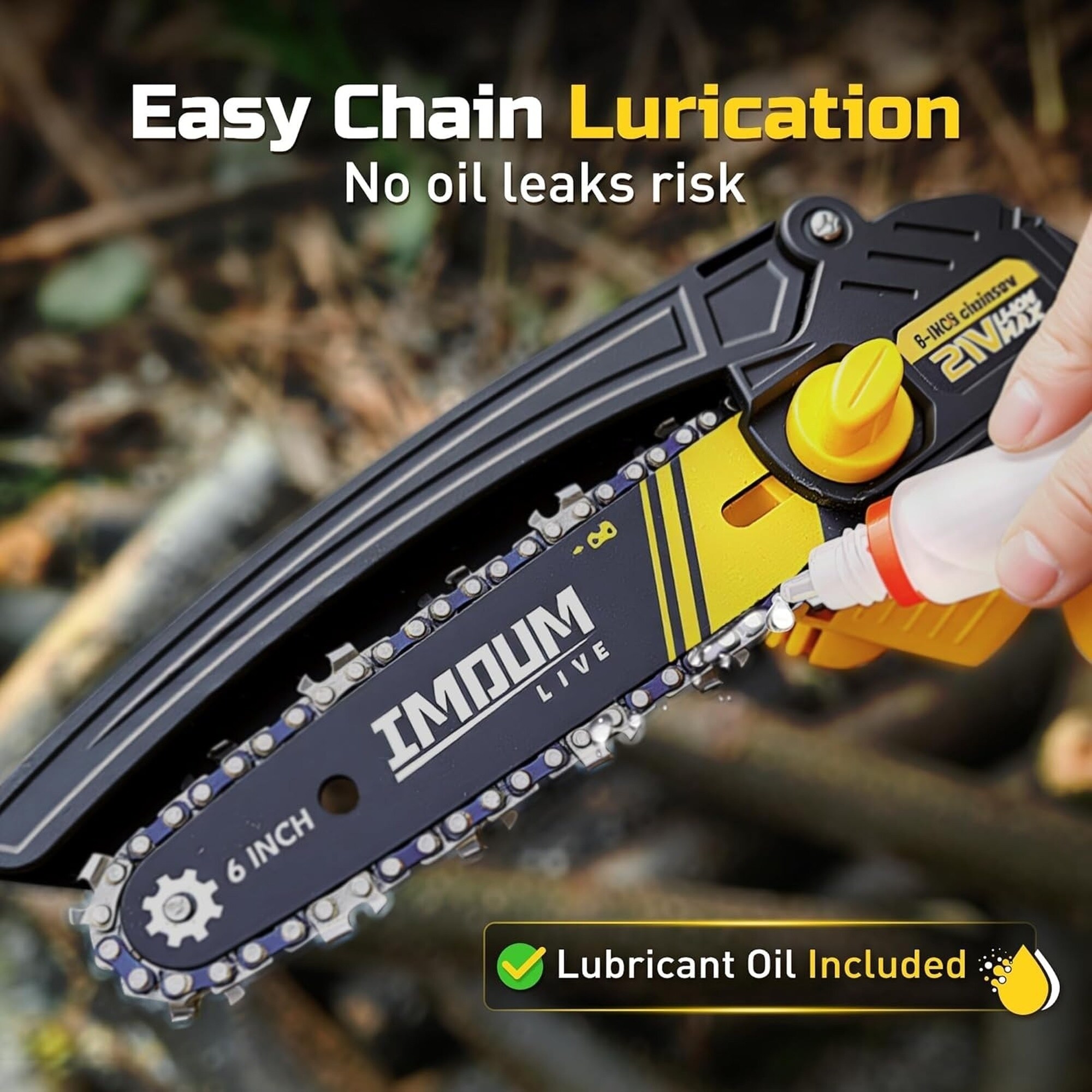 Angel Sar L2MJA526CMI06 Cordless-Chainsaw - View #5