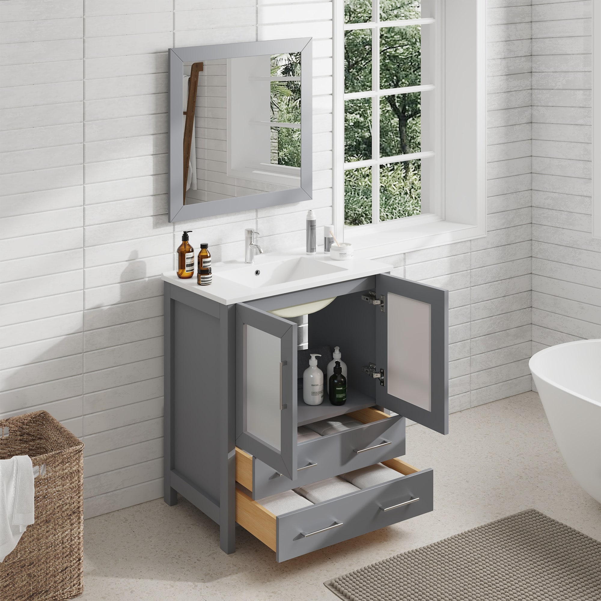 Vanity Art VA3030-G Bath-Vanity-Combo - View #3