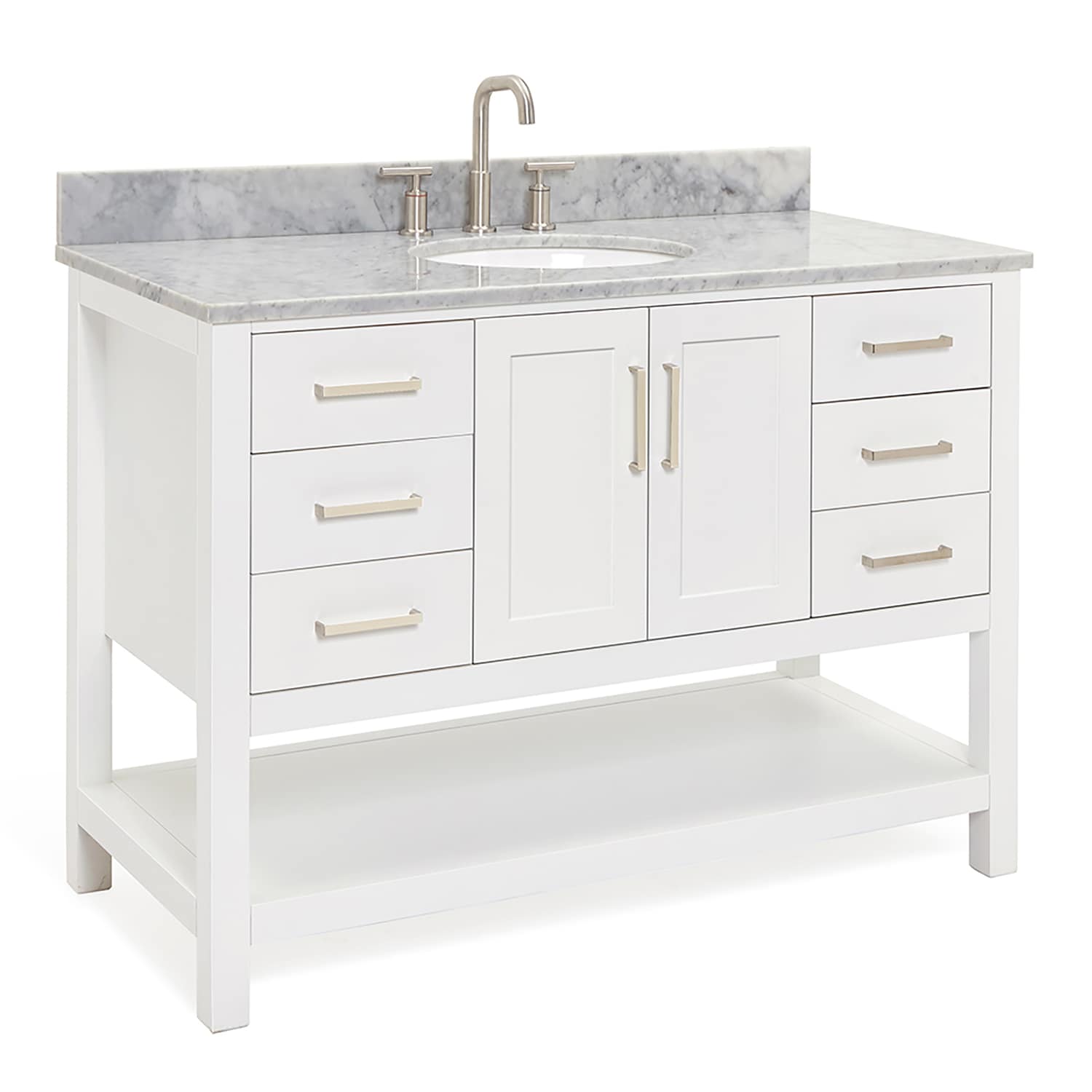 ARIEL S049SCW2OVOWHT Bath-Vanity-Combo - View #3