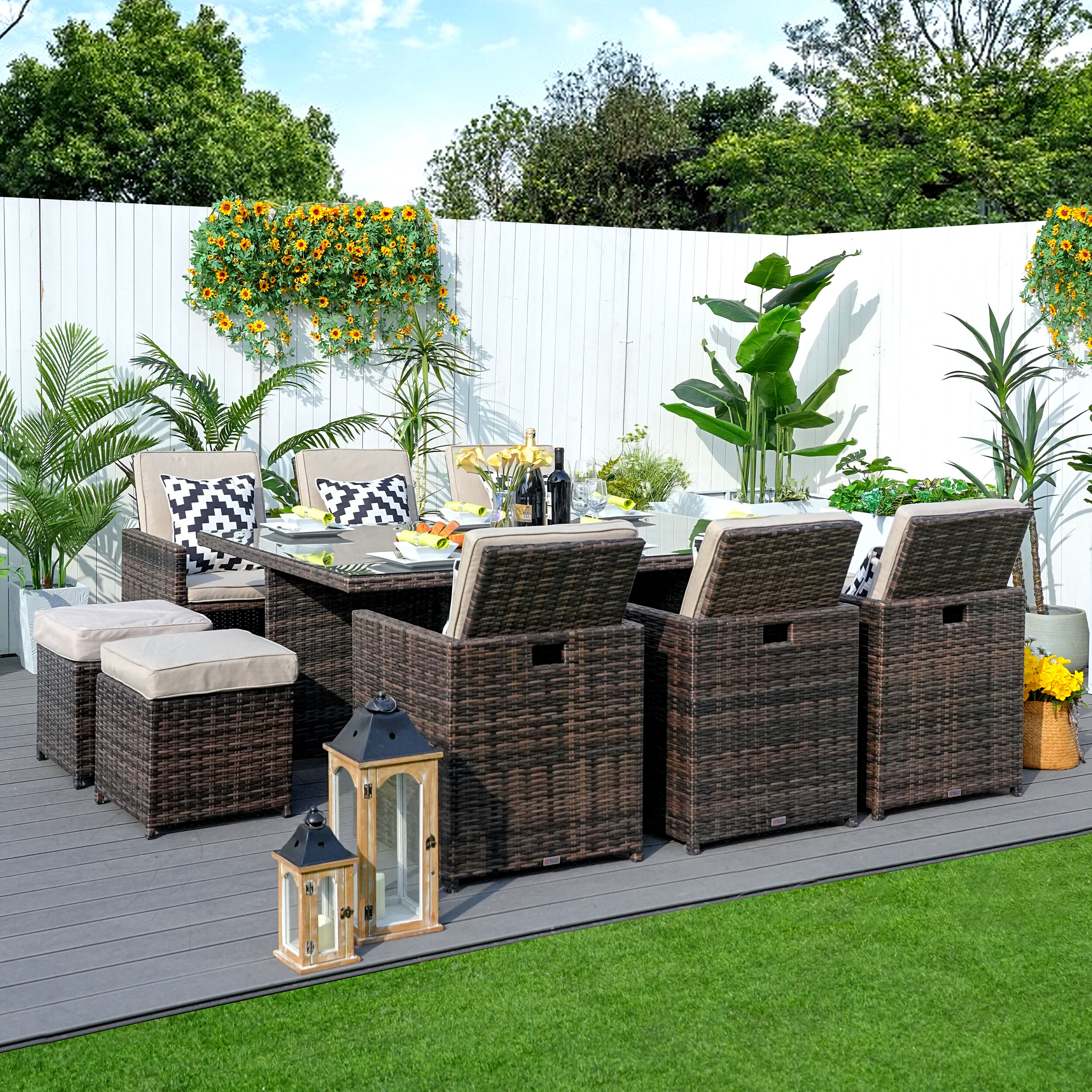 Moda Furnishings MOD-3234-B Patio-Dining-Sets - View #4