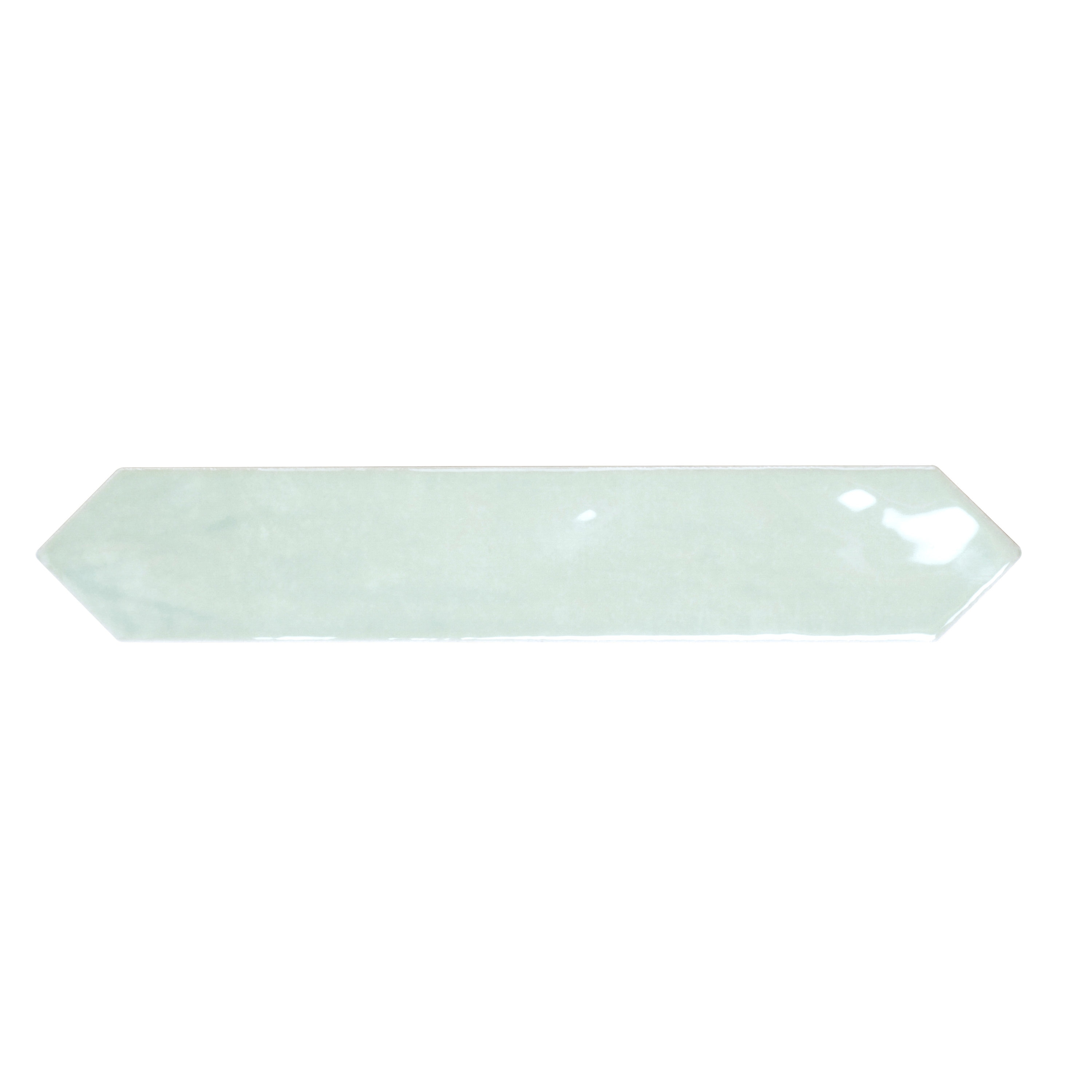 Apollo Tile APLPCD88AQGL Festa Pistachio Green 2-in x 10-in Glossy Ceramic Stone Look Floor and Wall Tile (2.37-sq. ft/ Carton)