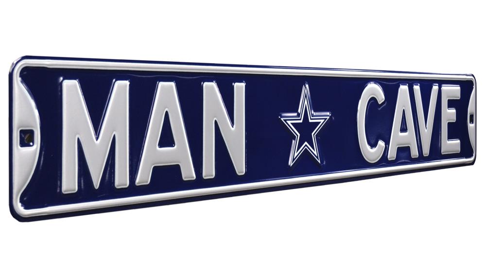 Authentic Street Signs Dallas Cowboys 24-in x 24-in Metal Blank Sign at