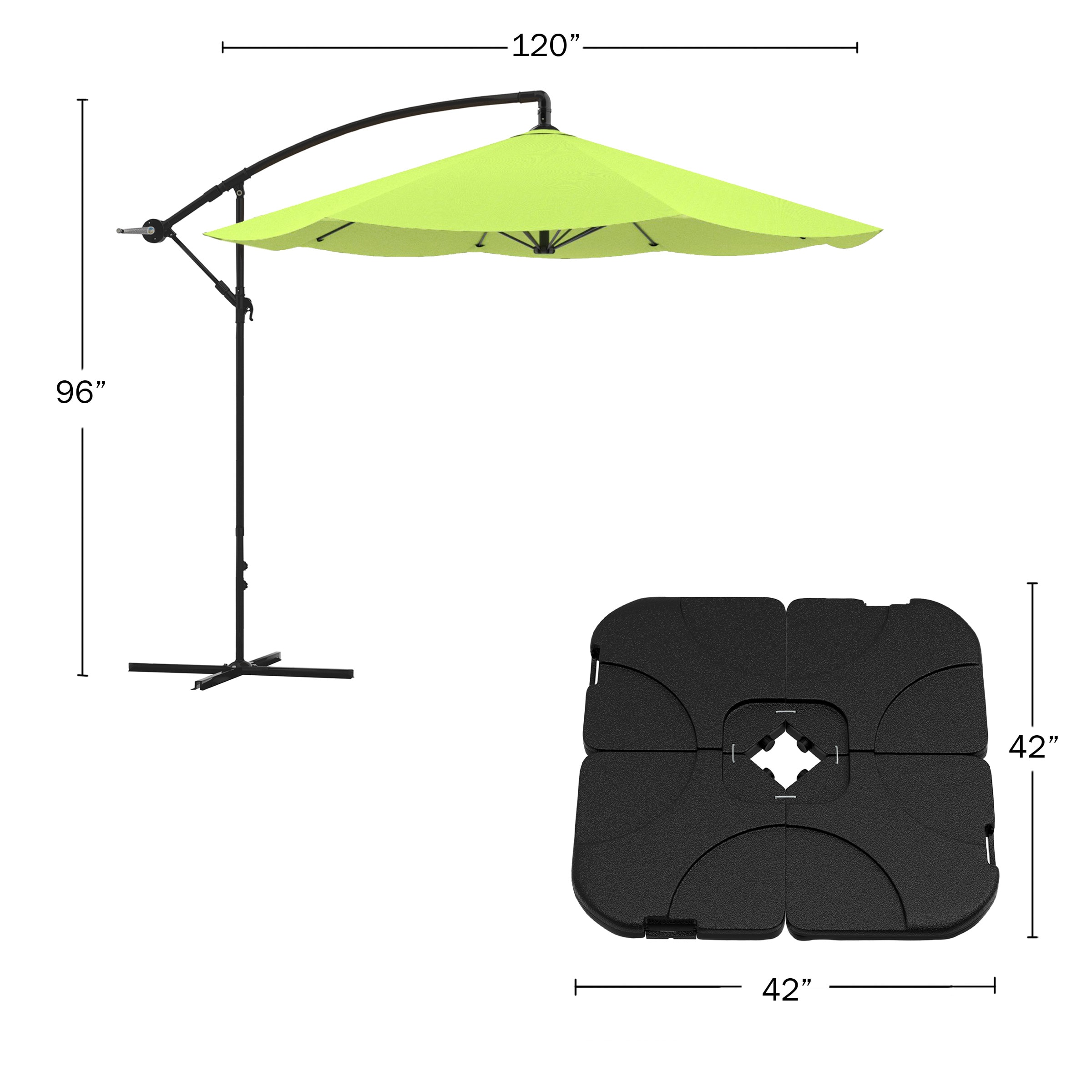 Pure Garden 50-102-LGB Umbrellas-2 - View #2