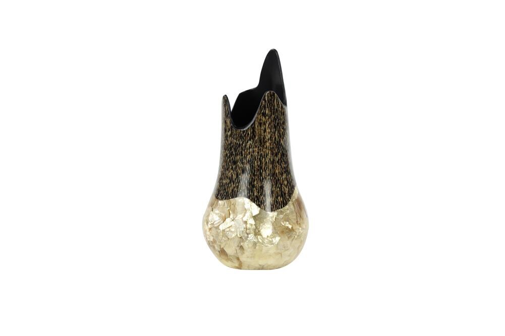 Grayson Lane 45179 Gold Resin Rustic Vase