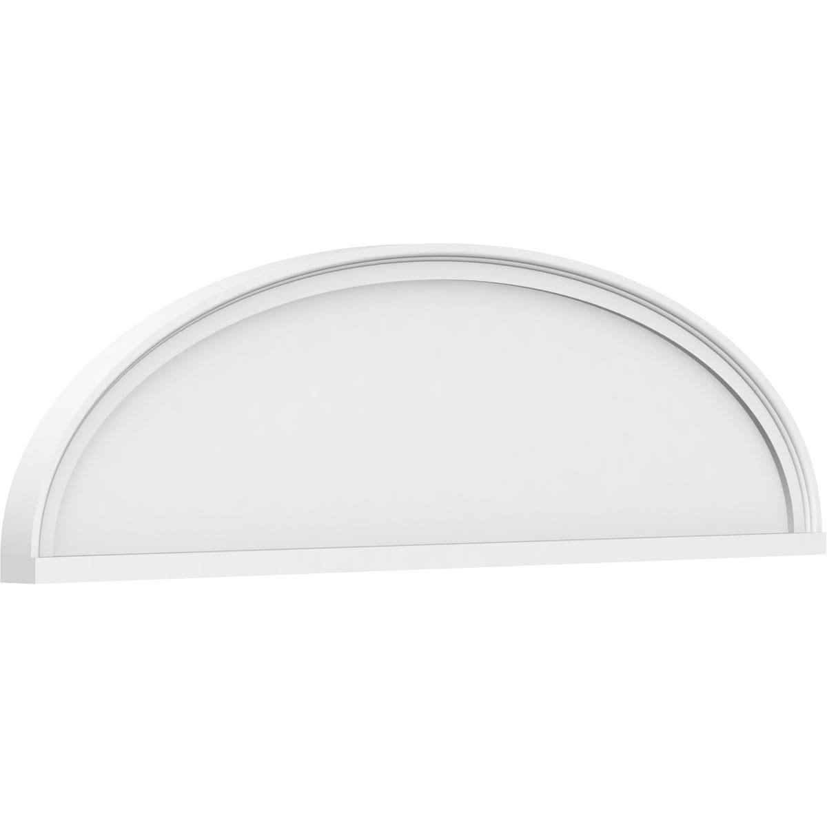 Ekena Millwork PEDPS086X225ELL00 86-Inches W x 22.5-Inches L PVC Pediment