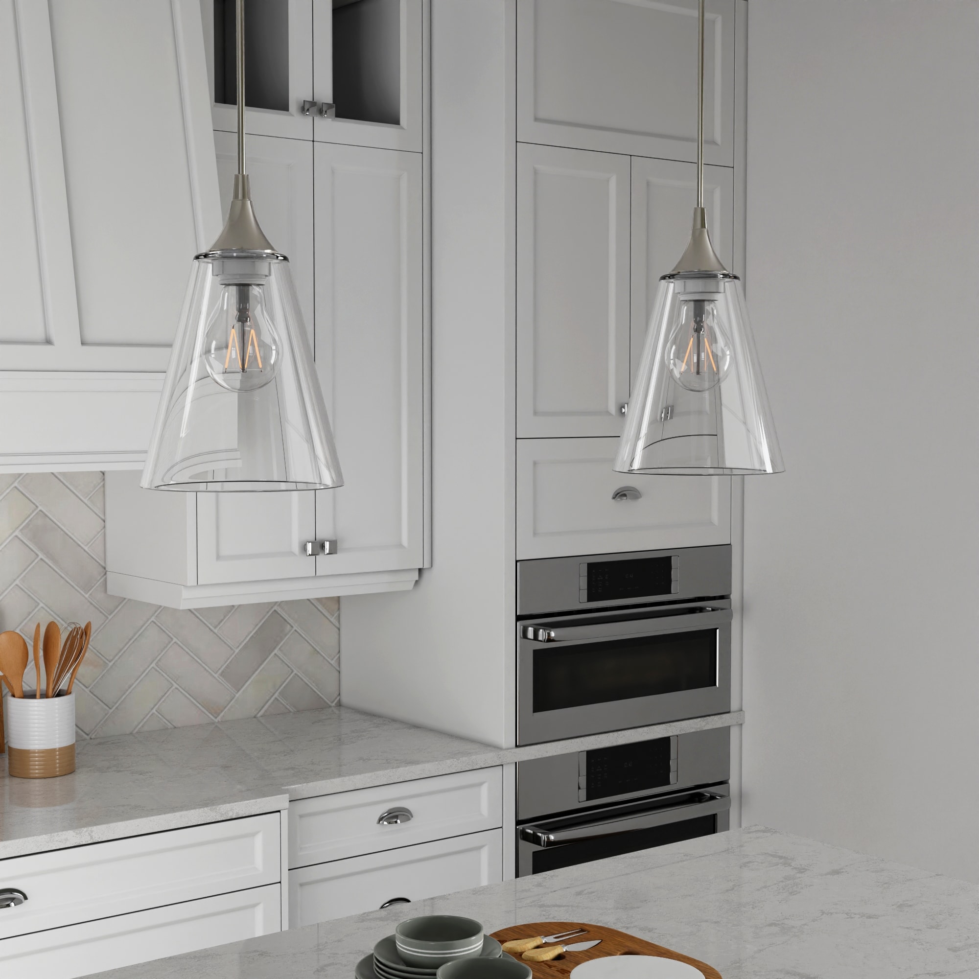 Style Selections CPM-1PNK Pendant-Lights - View #4