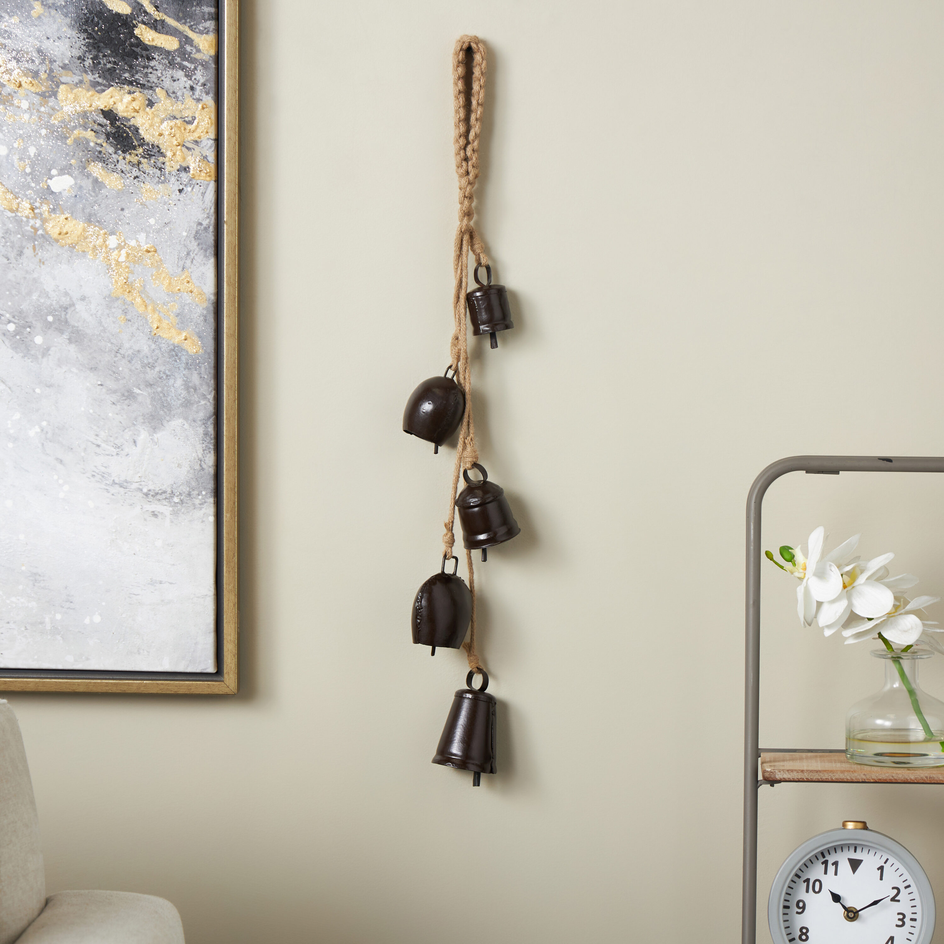 Grayson Lane 823591 Black Iron Modern Decor set